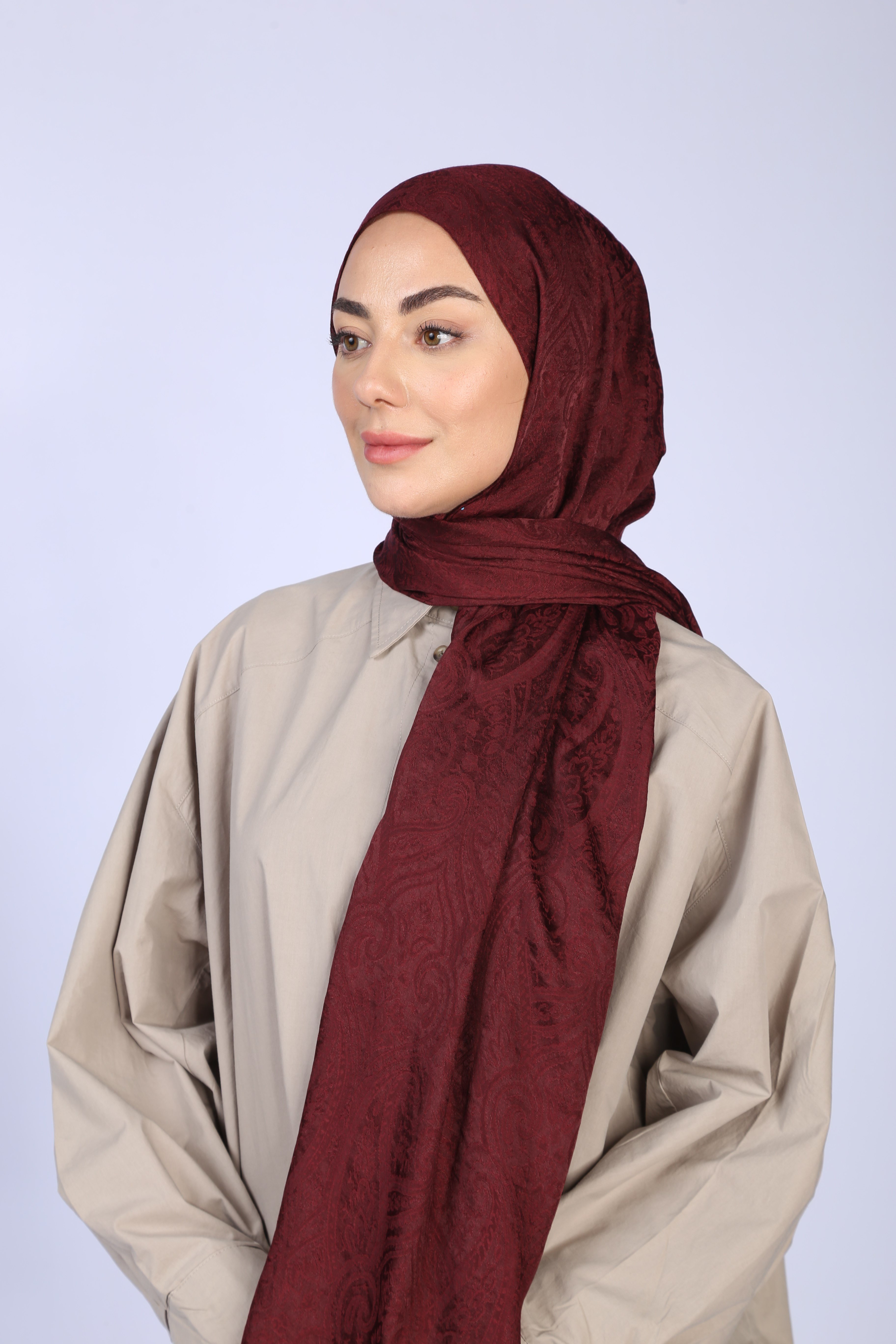 Locella Jakar Şal bordo