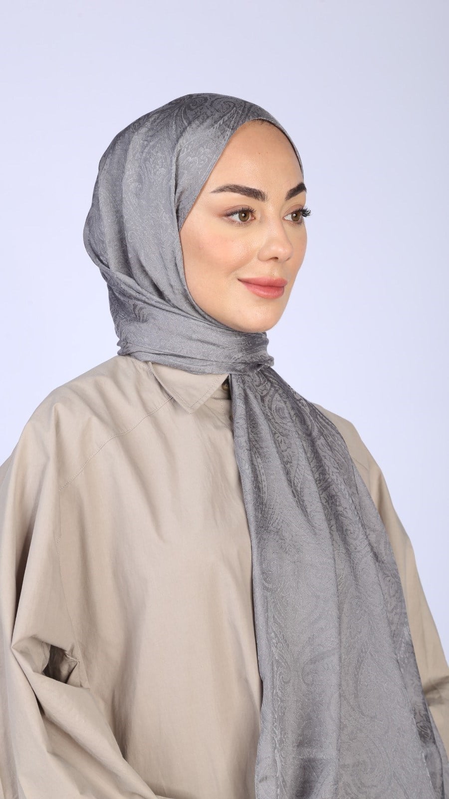 Locella Jakar Şal Gri