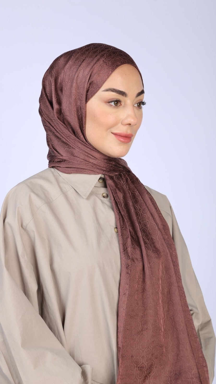 Locella Jakar Şal Gül Kurusu