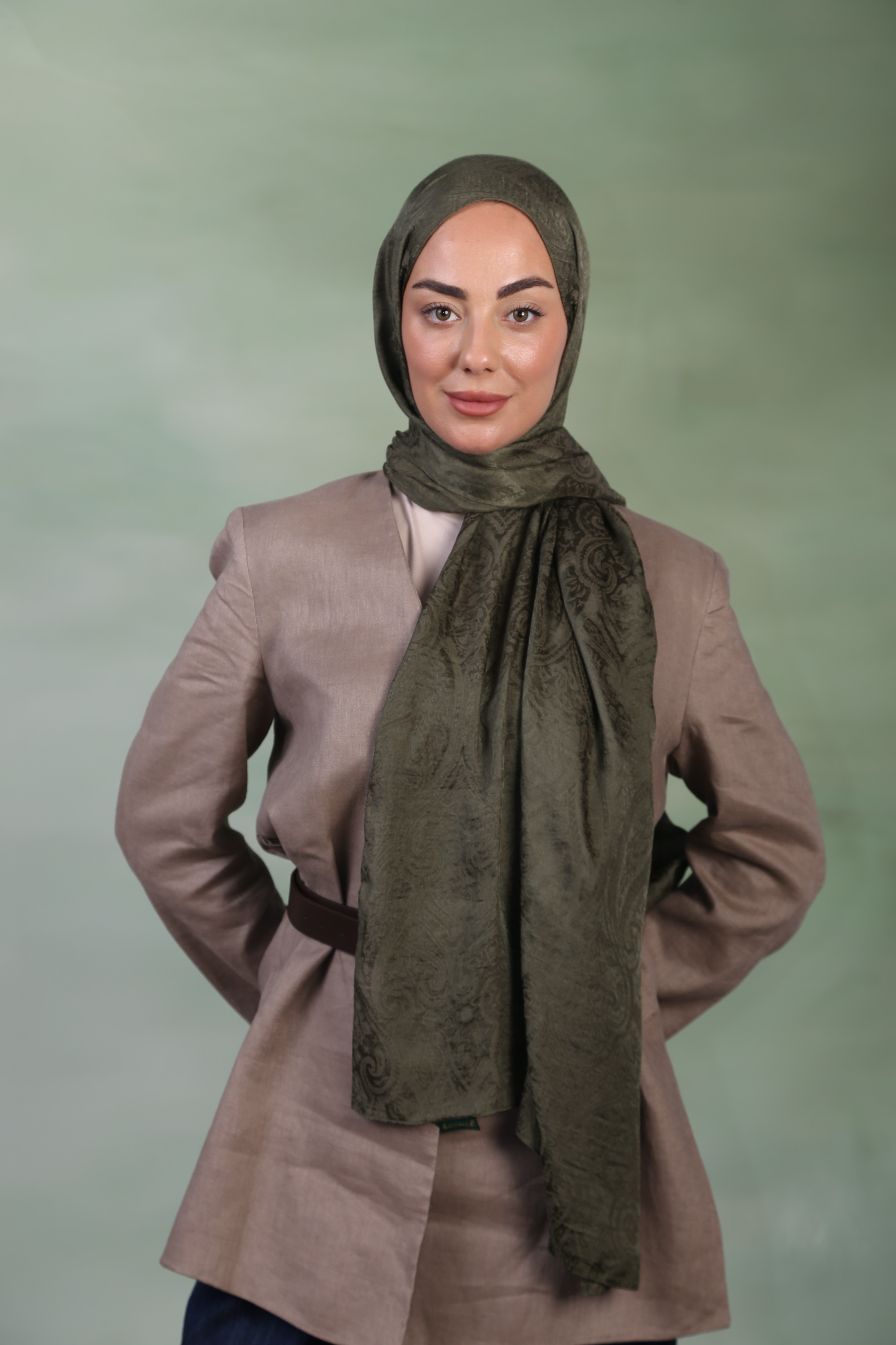 Locella Jakar Şal Yeşil