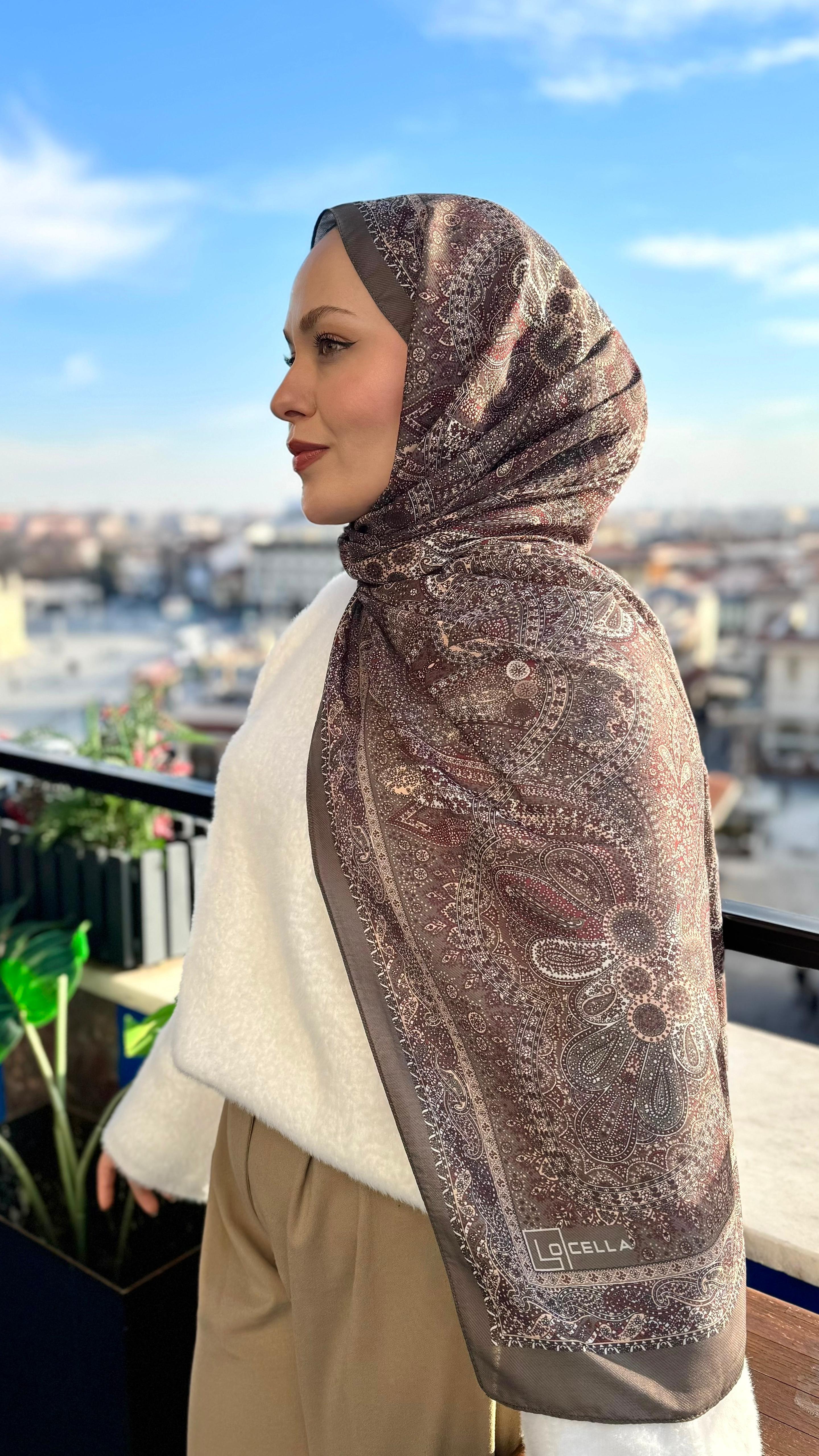 Locella Koza Pamuk Şal-4106