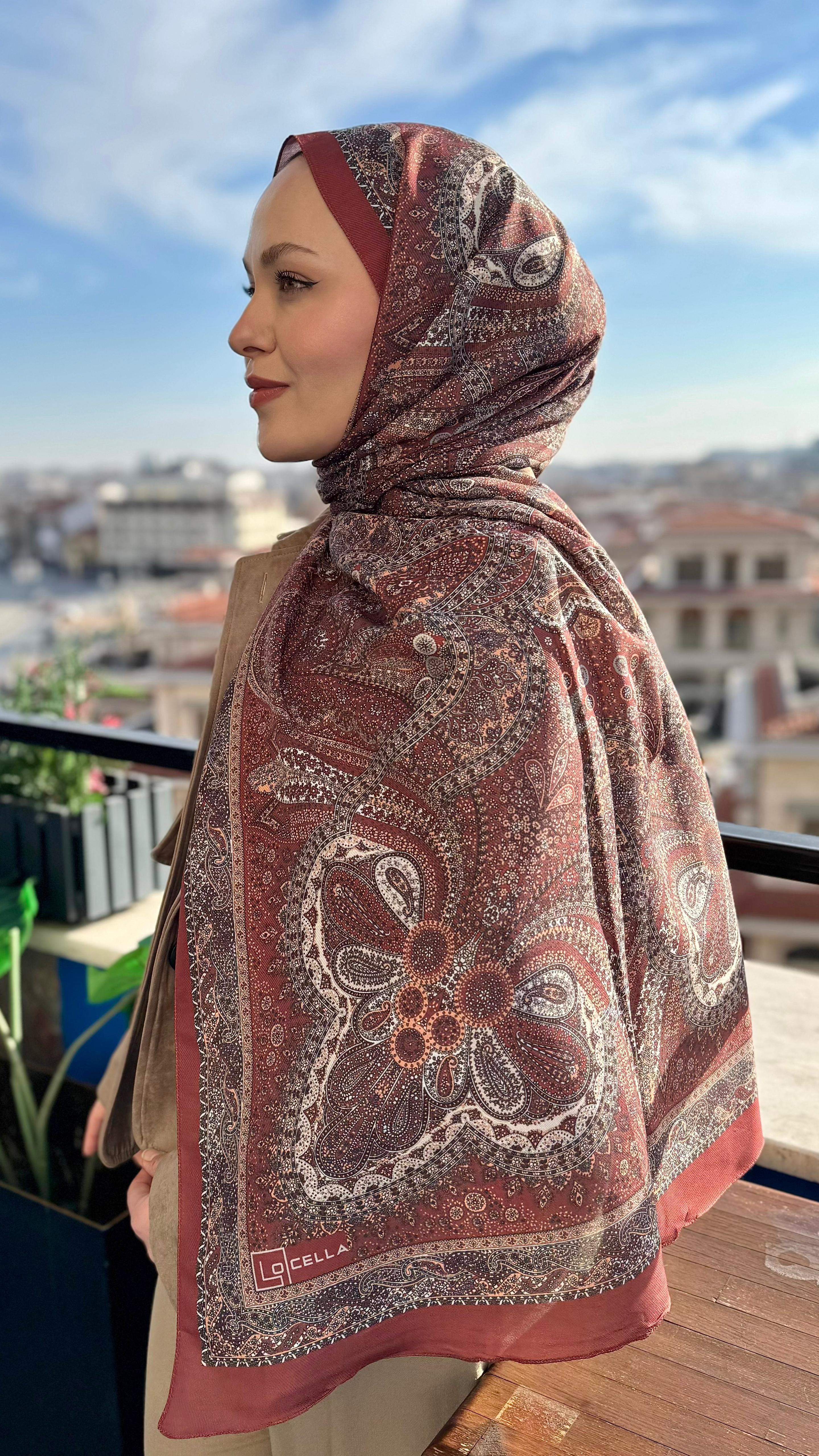 Locella Koza Pamuk Şal-4106