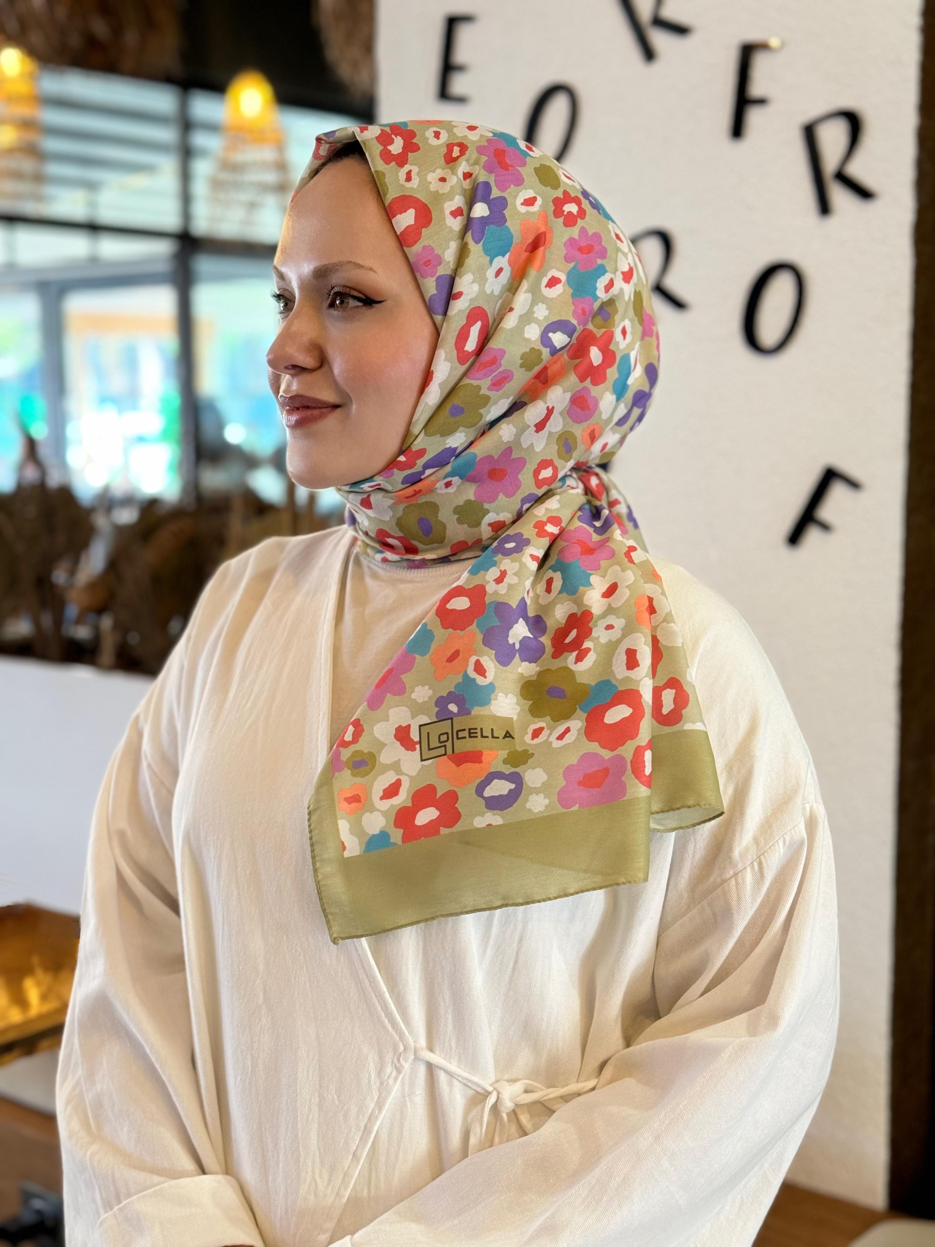 Locella Koza Pamuk Şal-4091