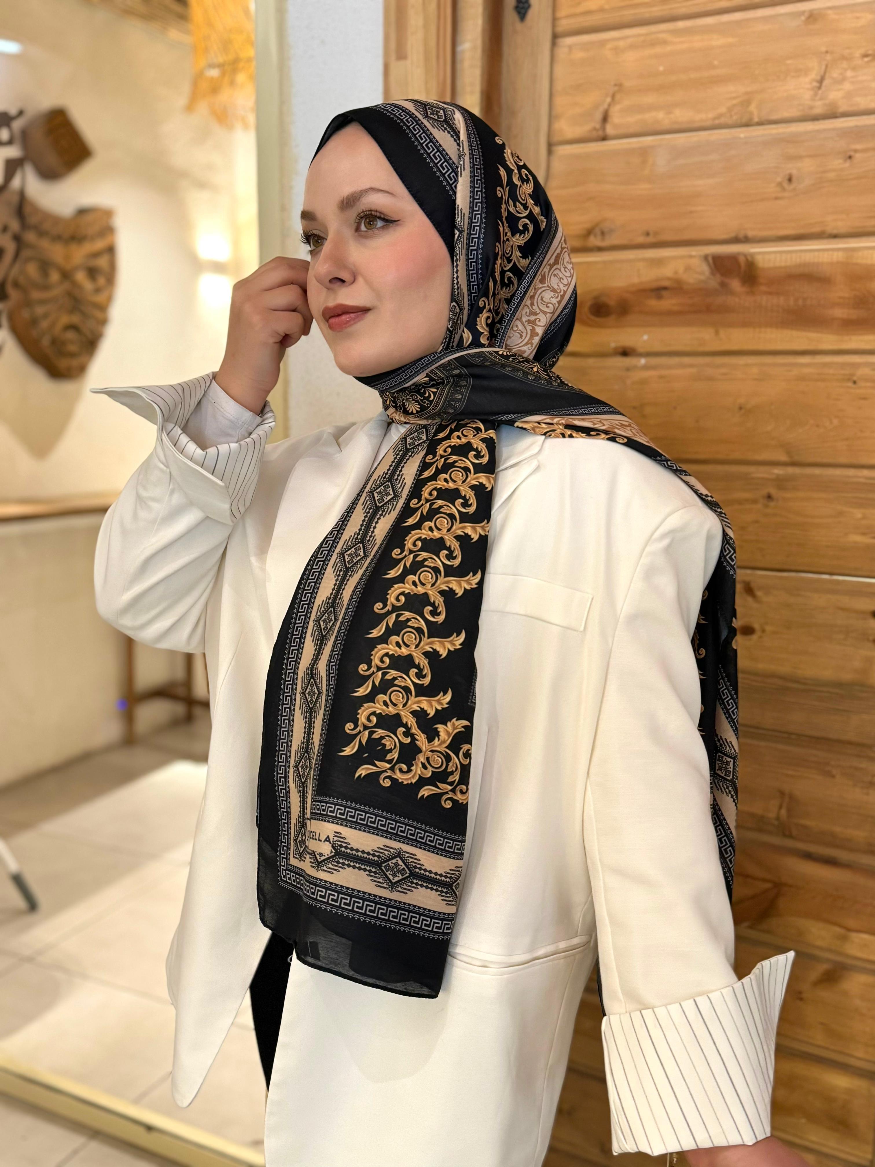 Locella Koza Pamuk Şal-4102