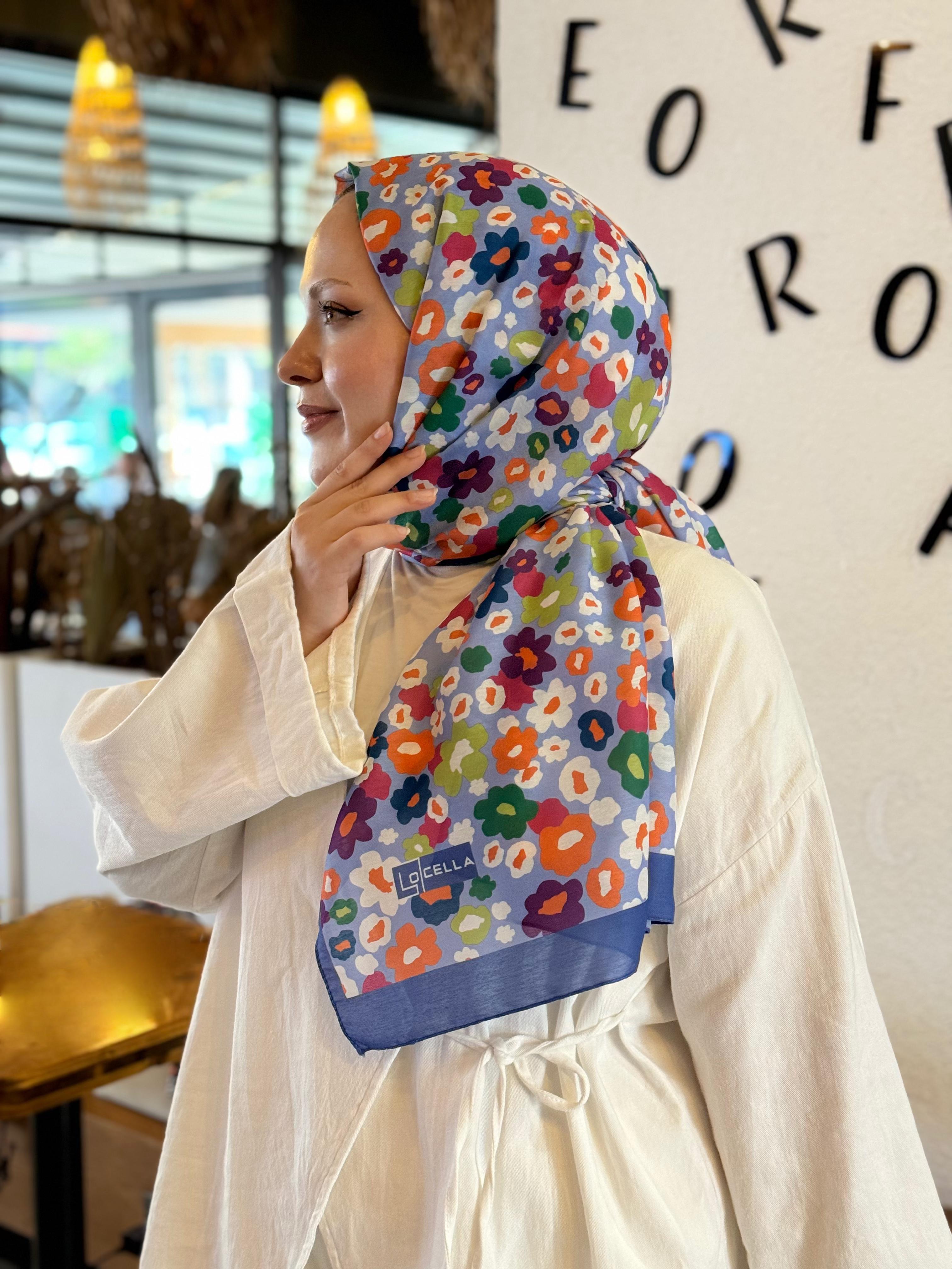 Locella Koza Pamuk Şal-4091