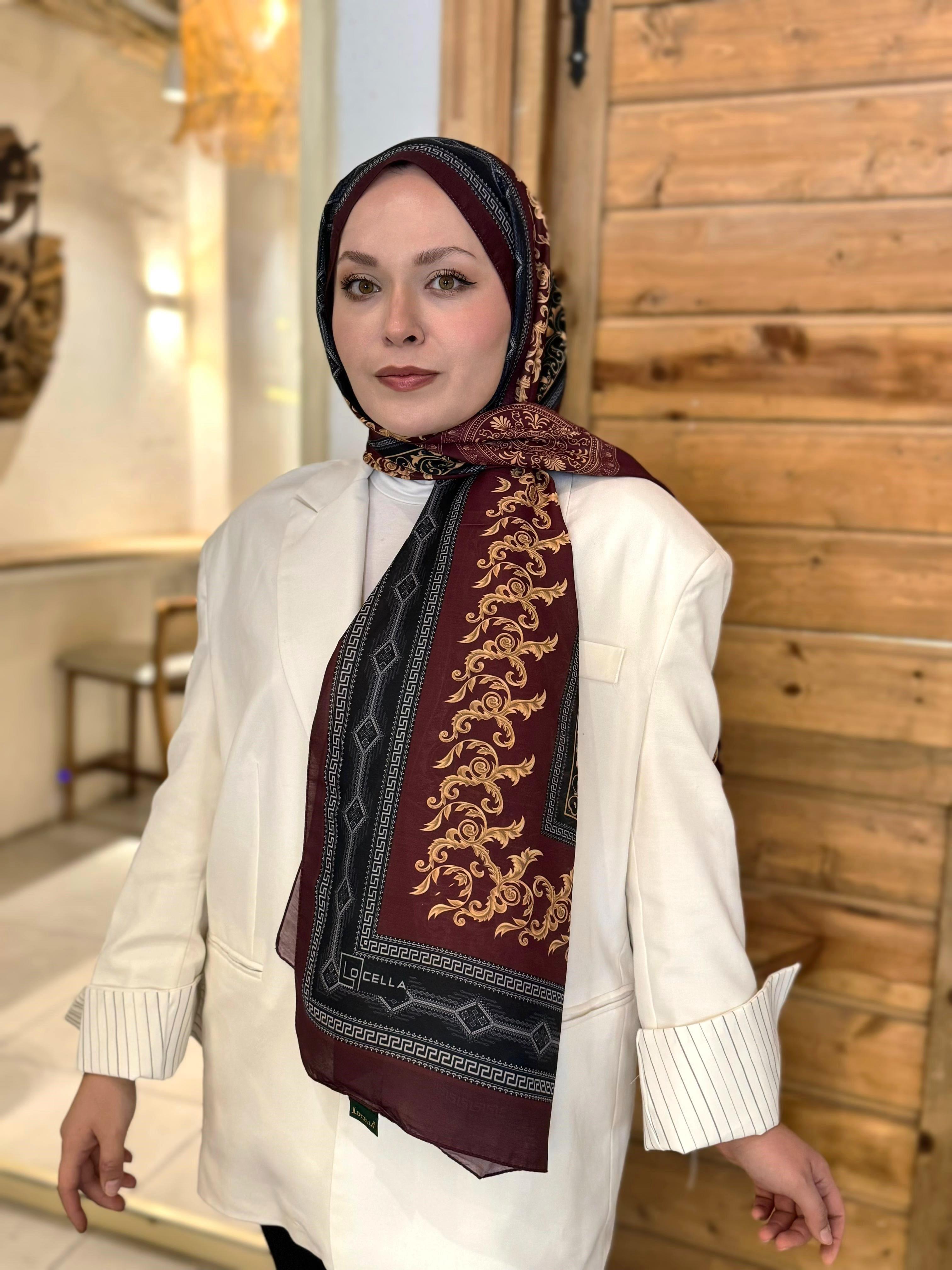 Locella Koza Pamuk Şal-4102