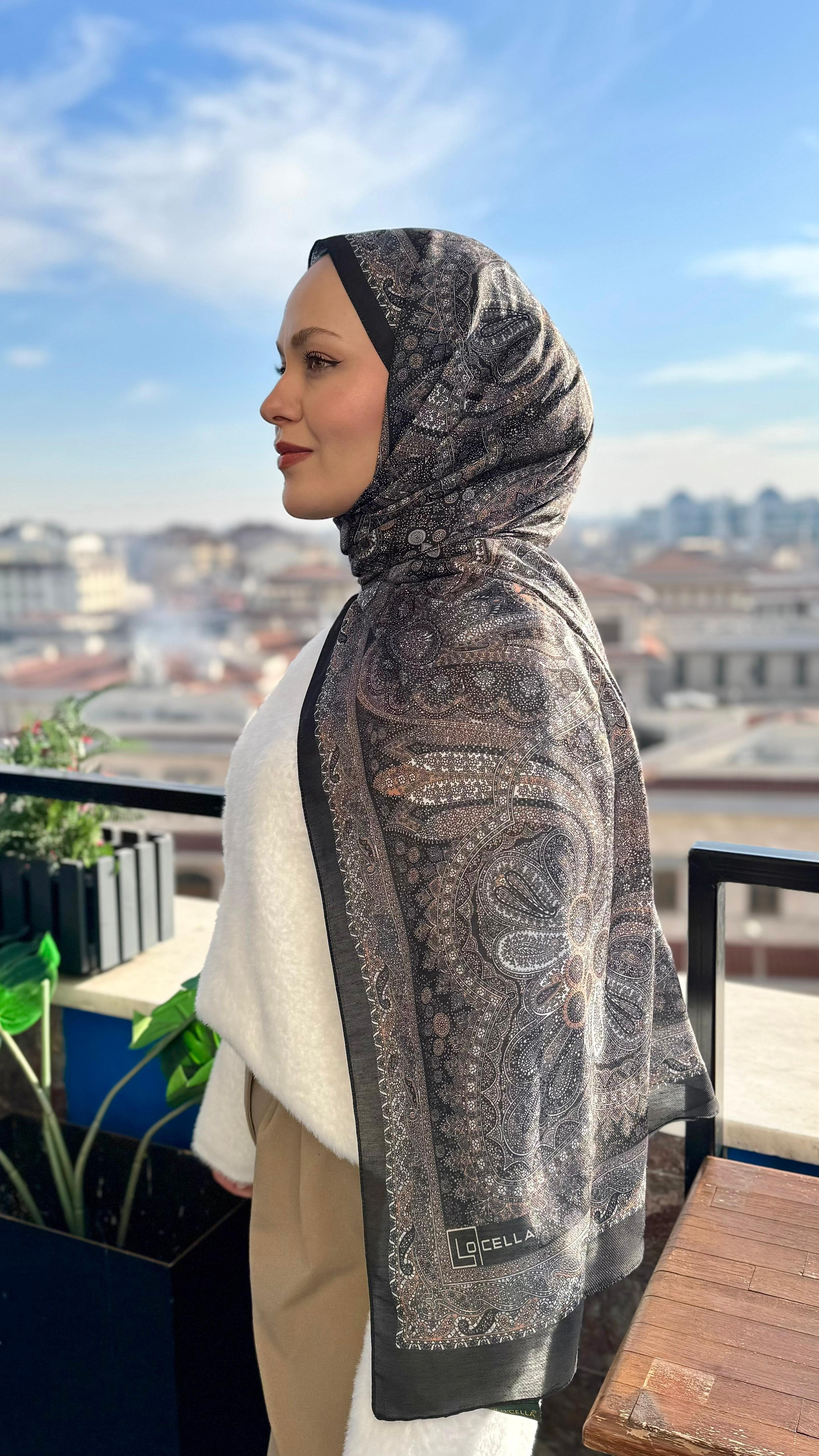 Locella Koza Pamuk Şal-4106