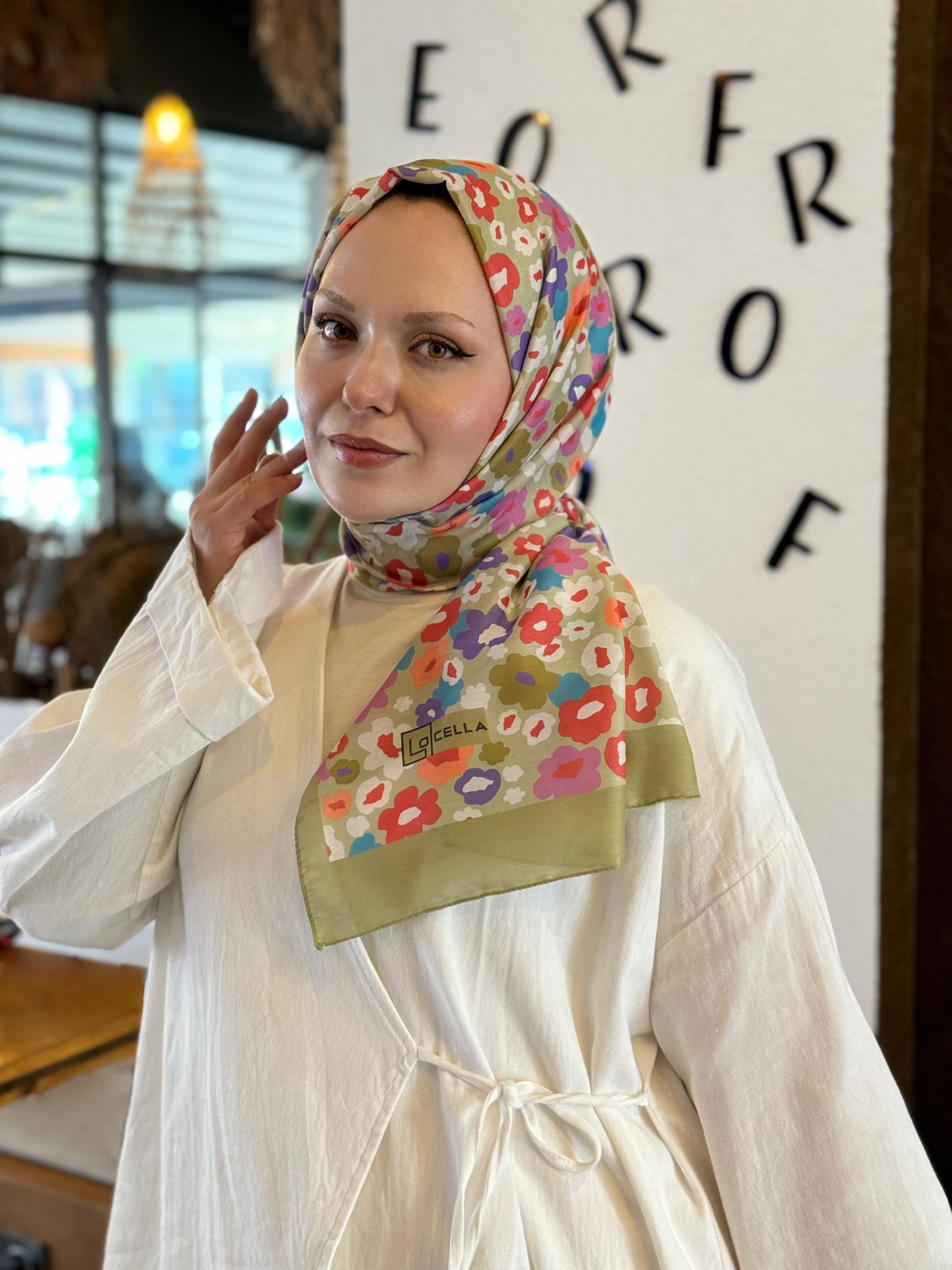 Locella Koza Pamuk Şal-4091