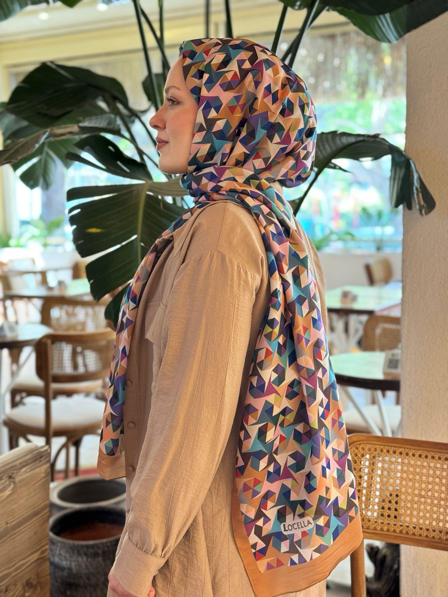 Locella Koza Pamuk Şal-4084