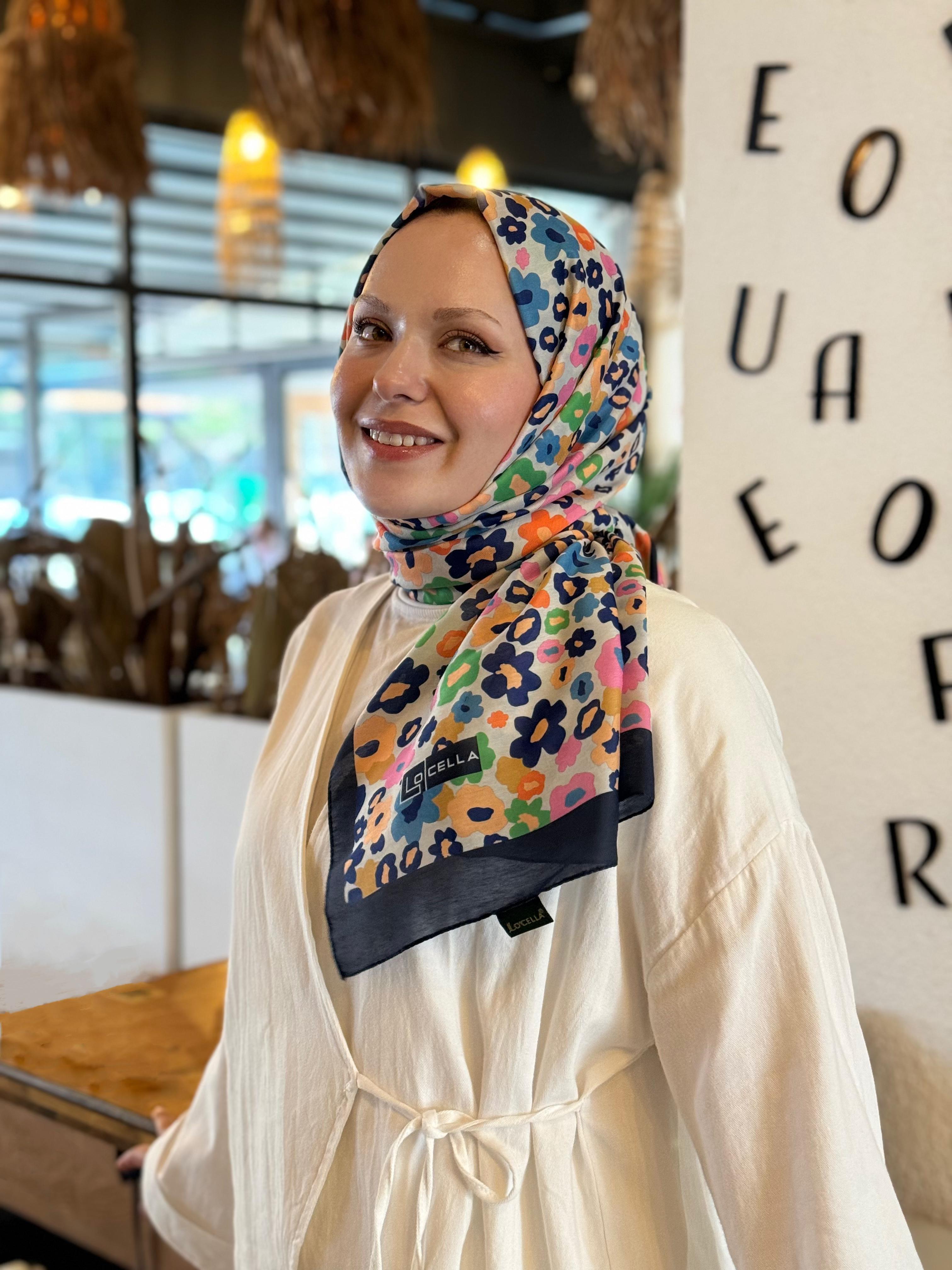 Locella Koza Pamuk Şal-4091
