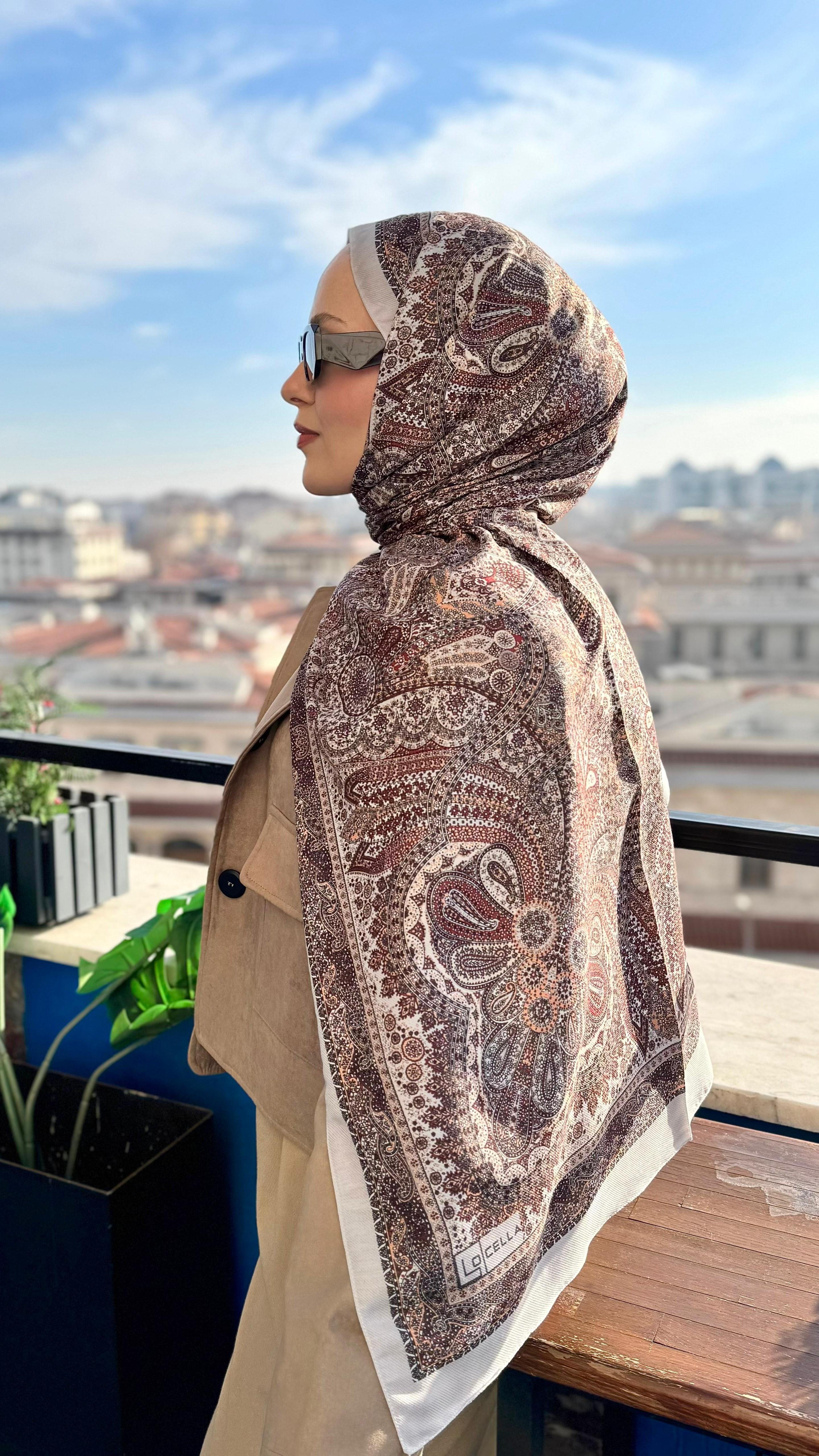 Locella Koza Pamuk Şal-4106