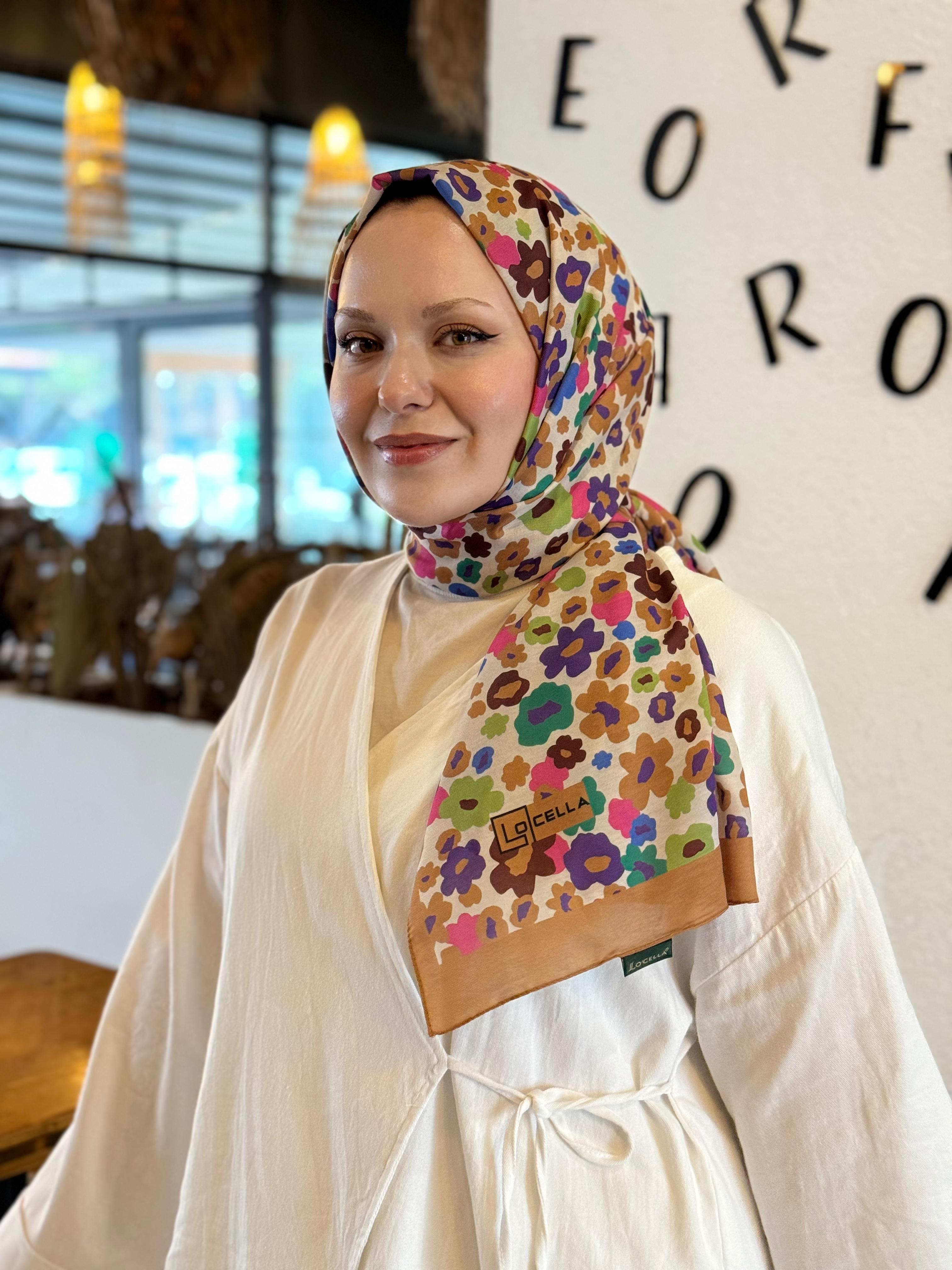 Locella Koza Pamuk Şal-4091