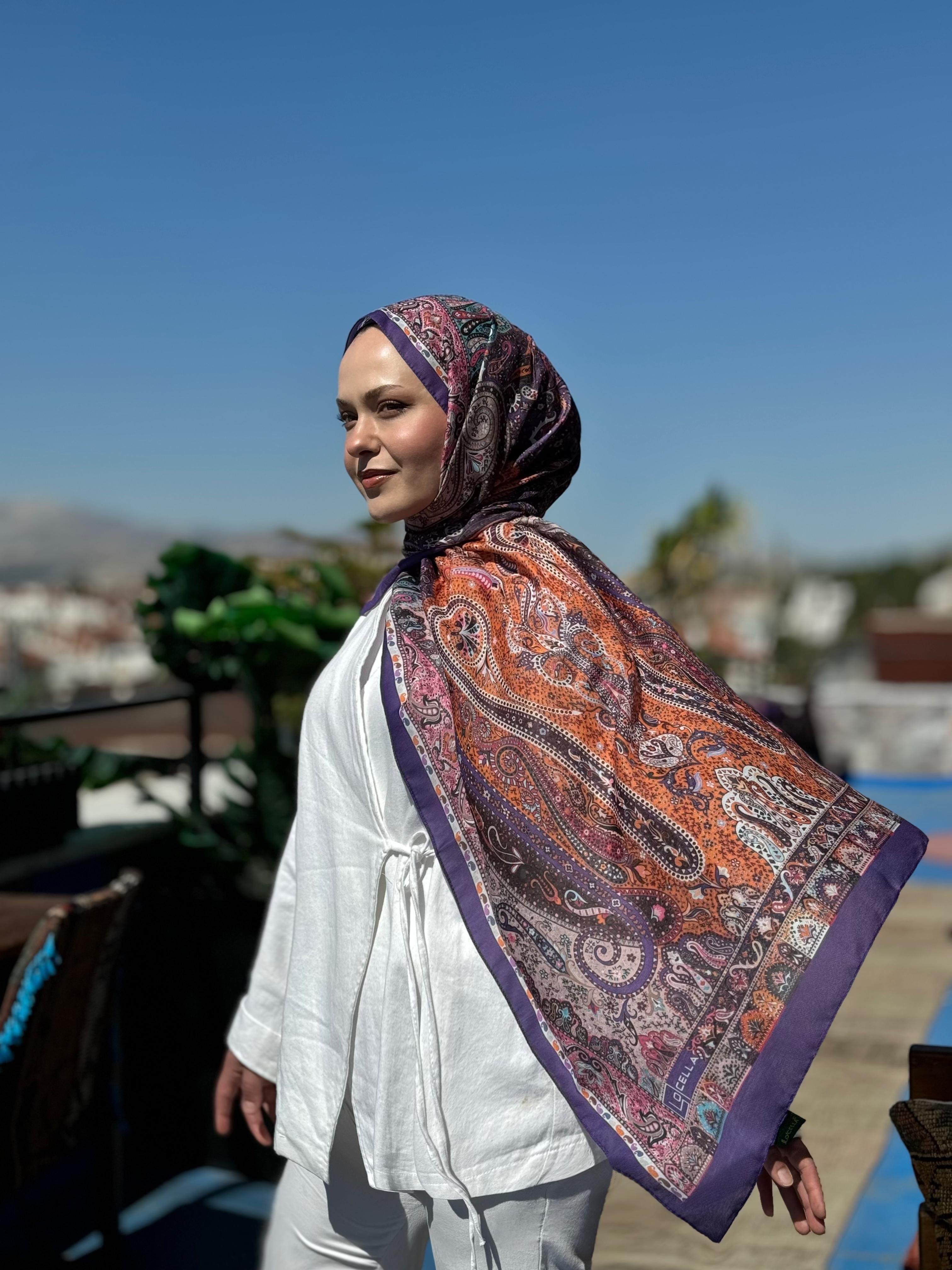 Locella Koza Pamuk Şal-4094