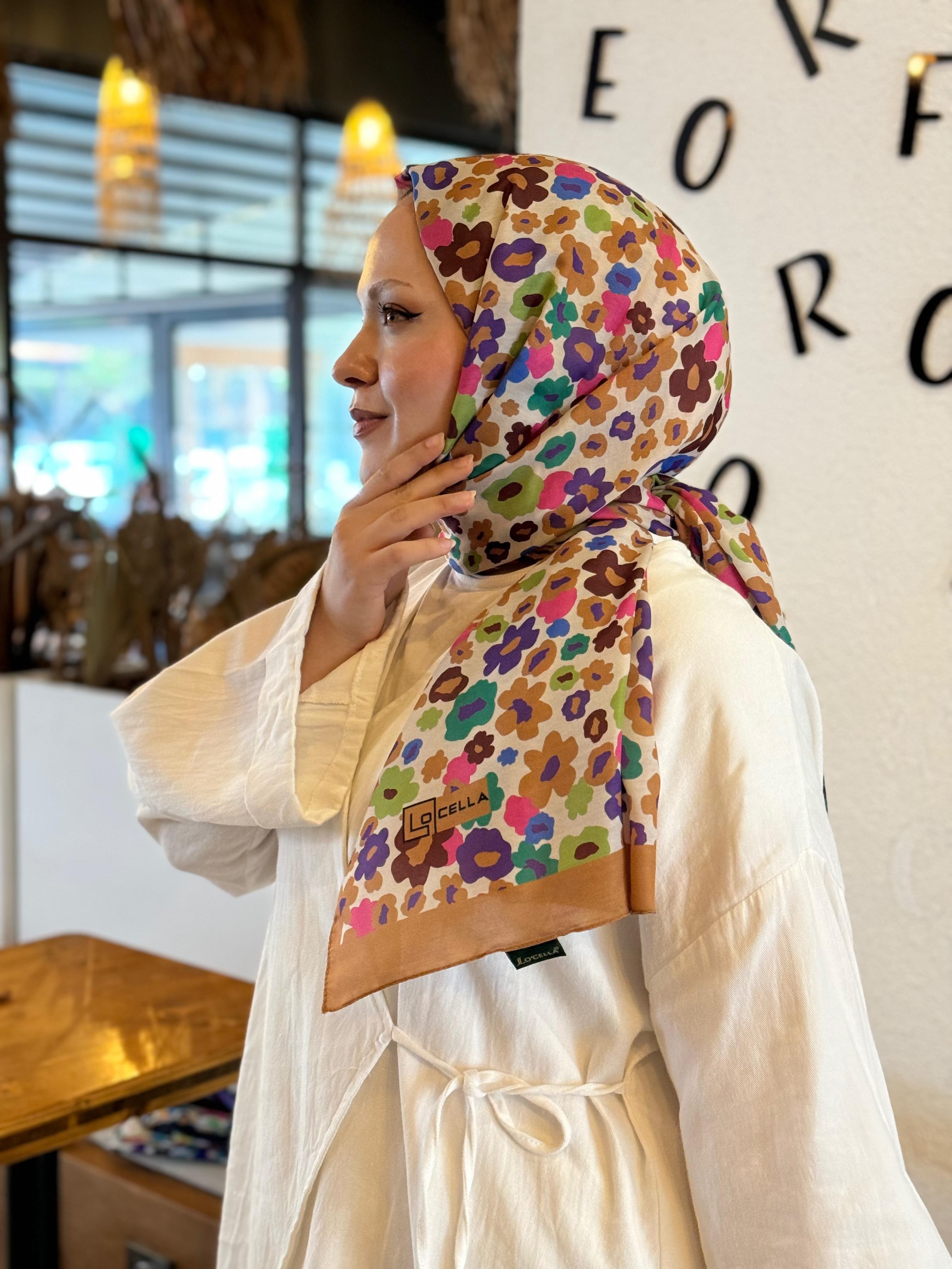Locella Koza Pamuk Şal-4091