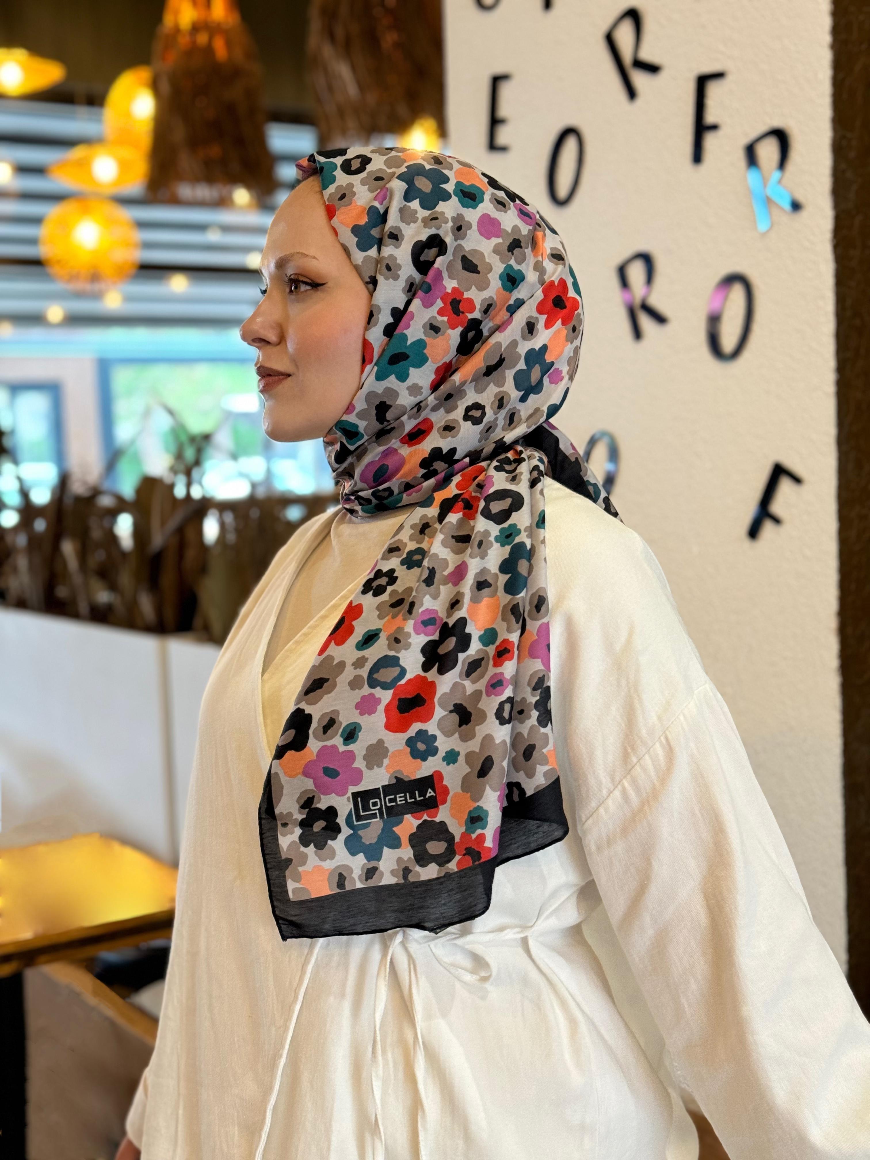 Locella Koza Pamuk Şal-4091