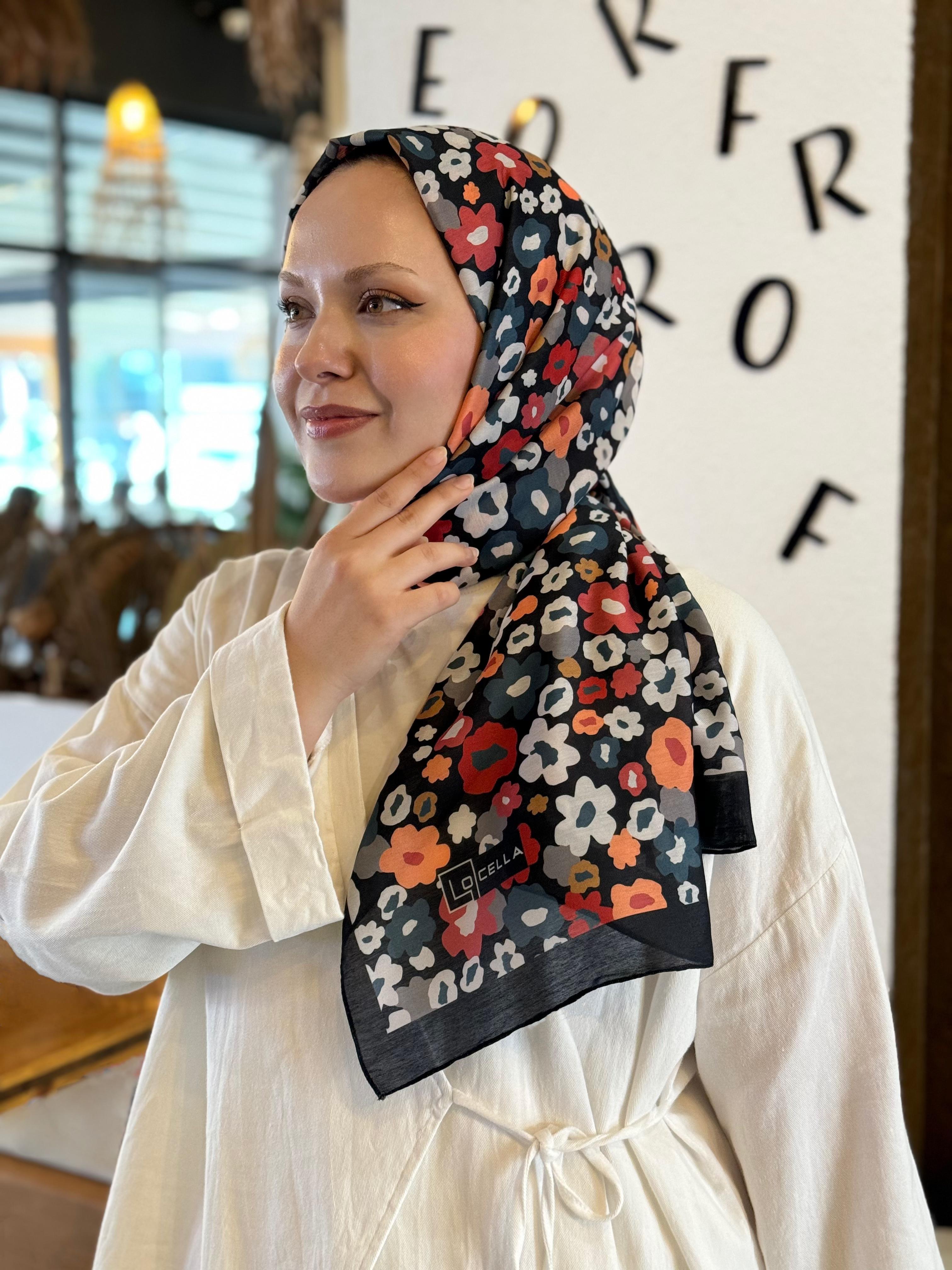 Locella Koza Pamuk Şal-4091