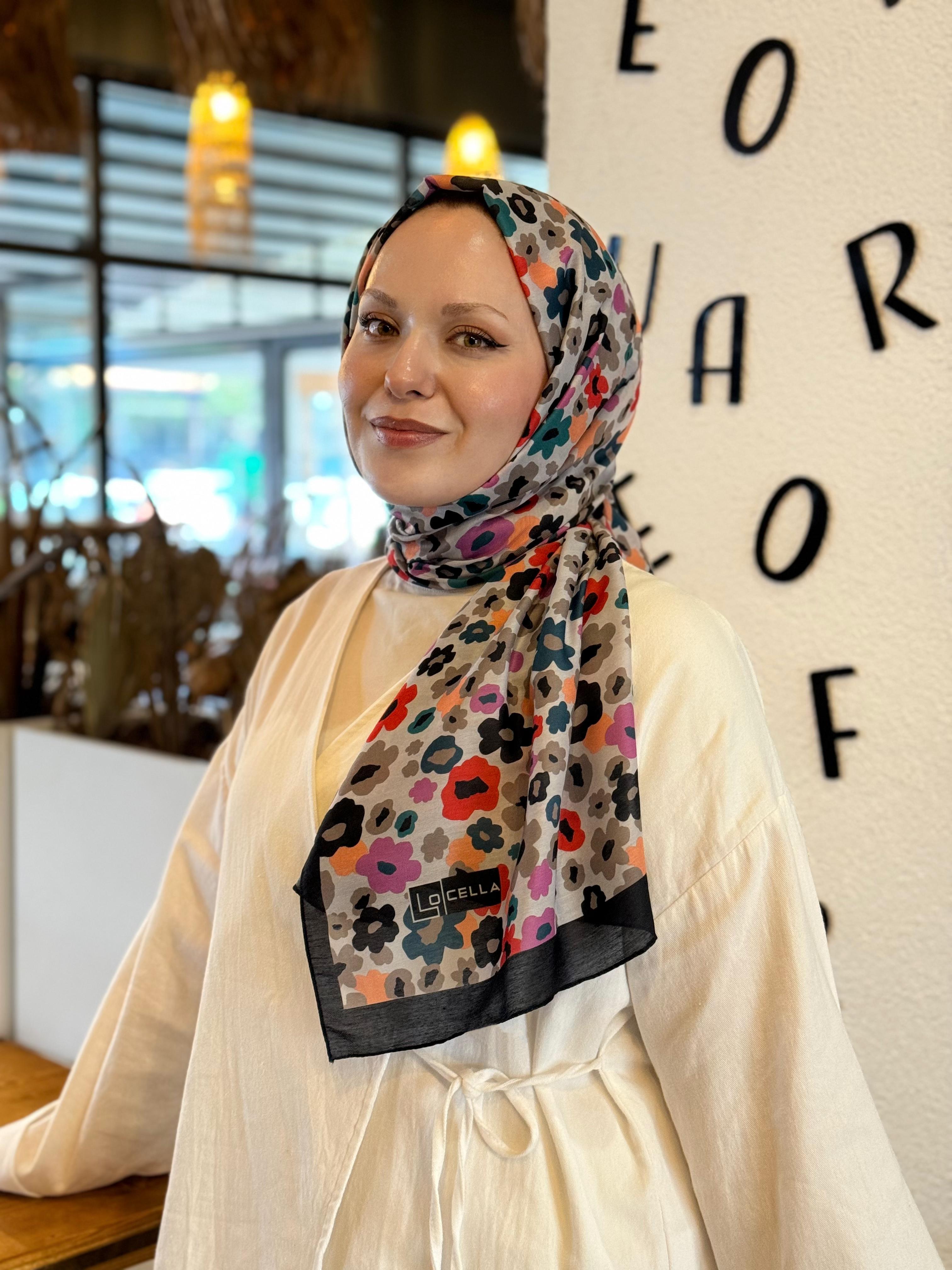 Locella Koza Pamuk Şal-4091