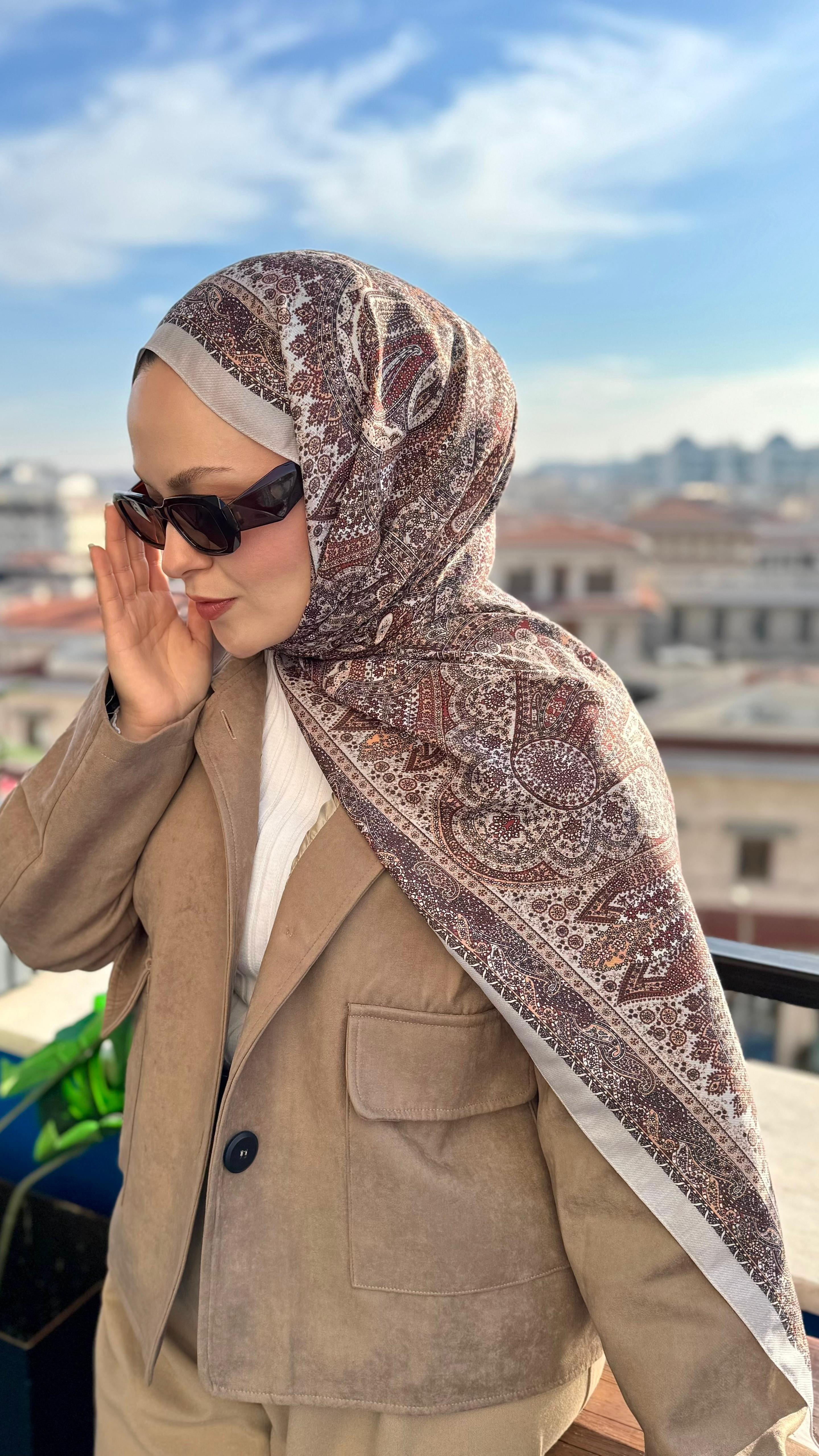 Locella Koza Pamuk Şal-4106