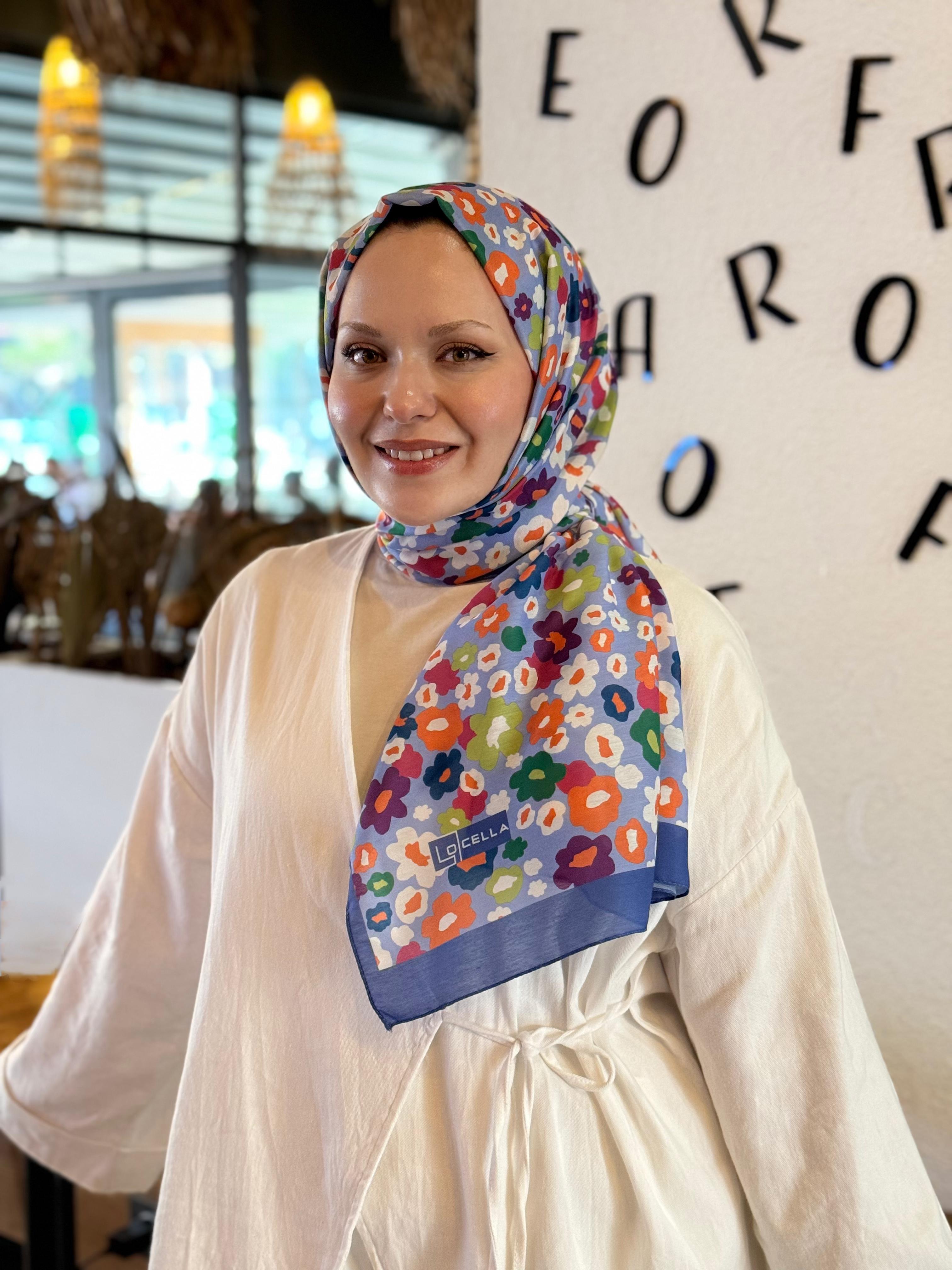 Locella Koza Pamuk Şal-4091