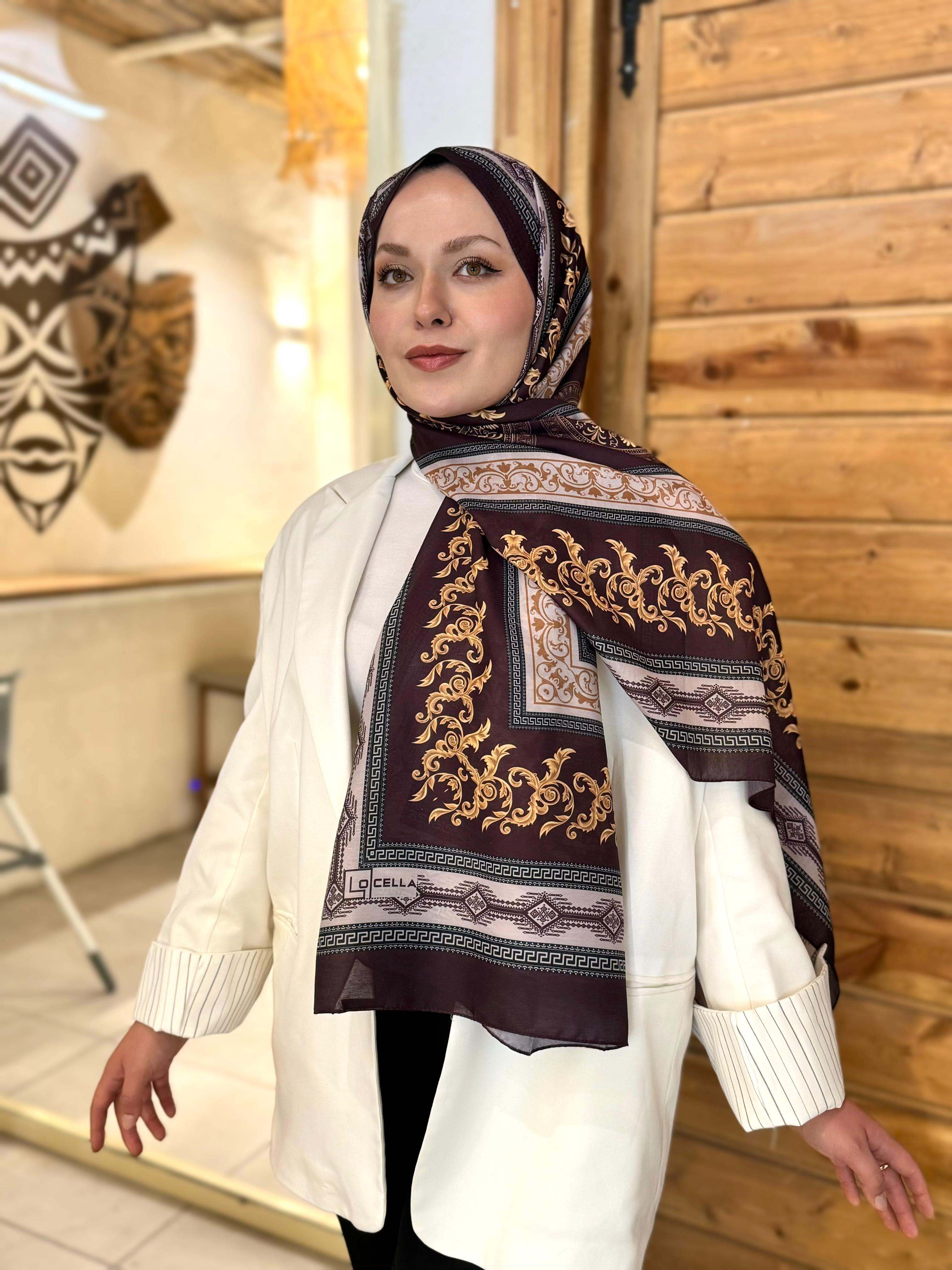 Locella Koza Pamuk Şal-4102