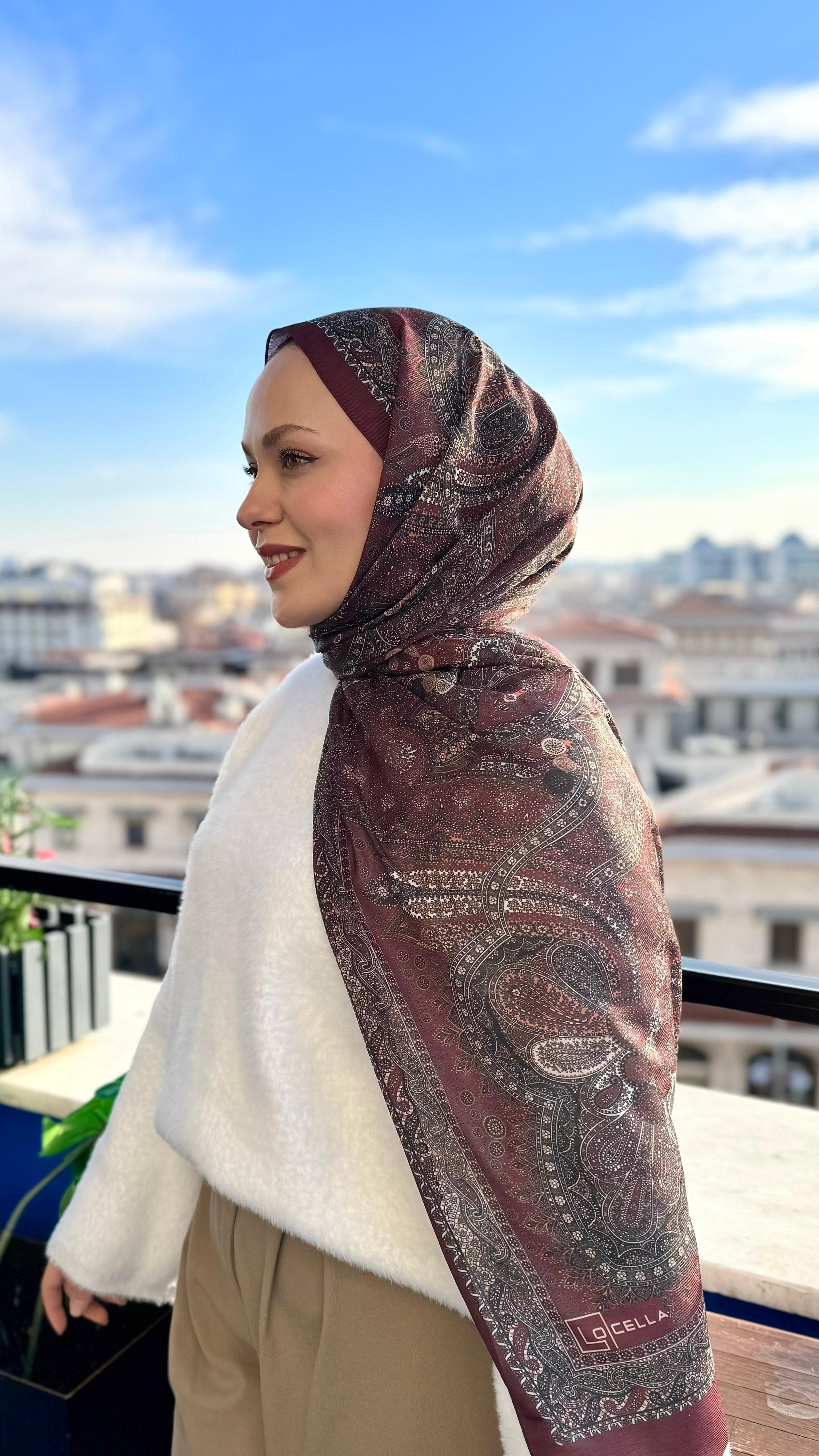 Locella Koza Pamuk Şal-4106
