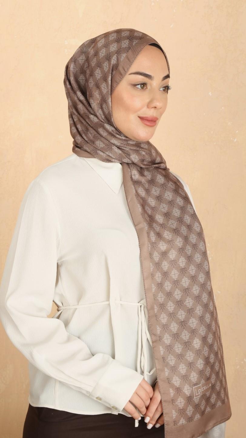 Locella Koza Pamuk Şal Camel