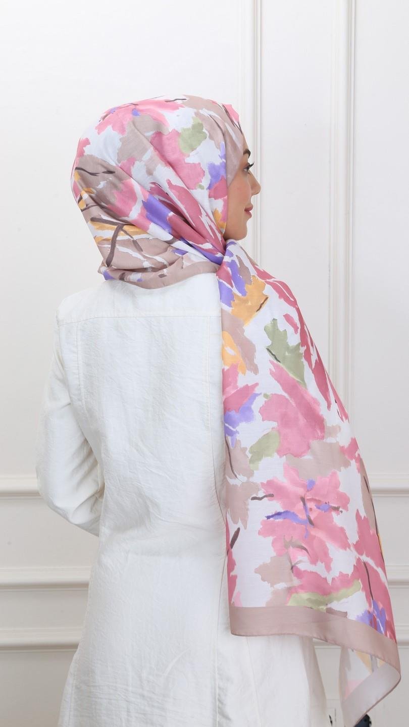 Locella Koza Pamuk Şal Camel-7