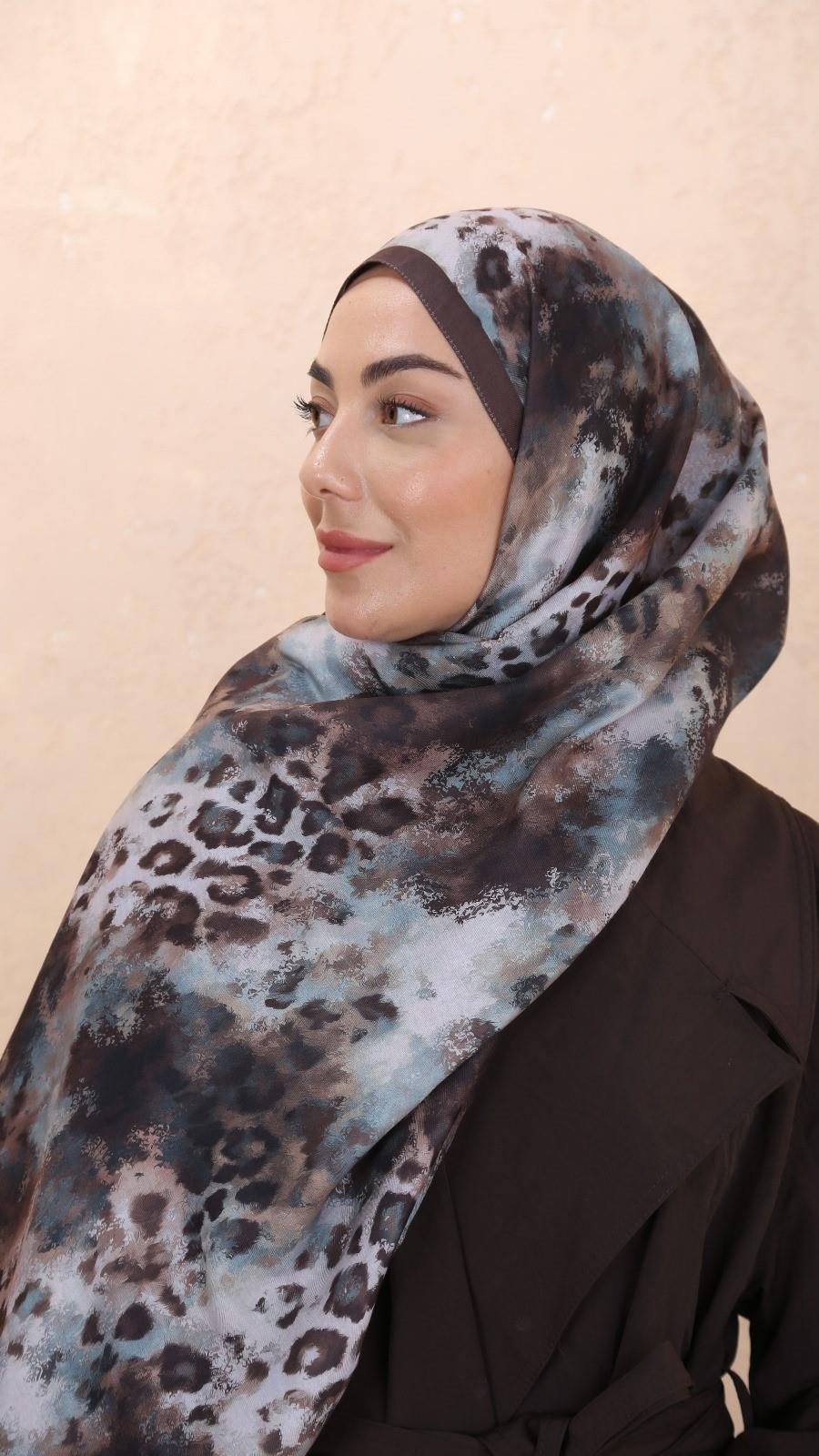 Locella Koza Pamuk Şal-Kahve-6