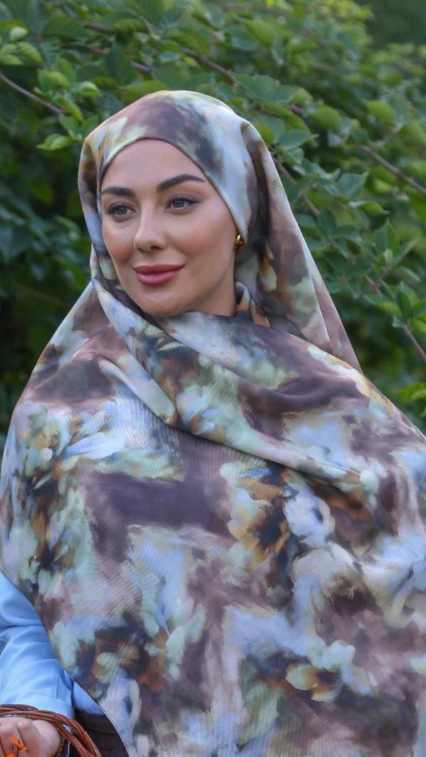 Locella Koza Pamuk Şal-Kahve-8