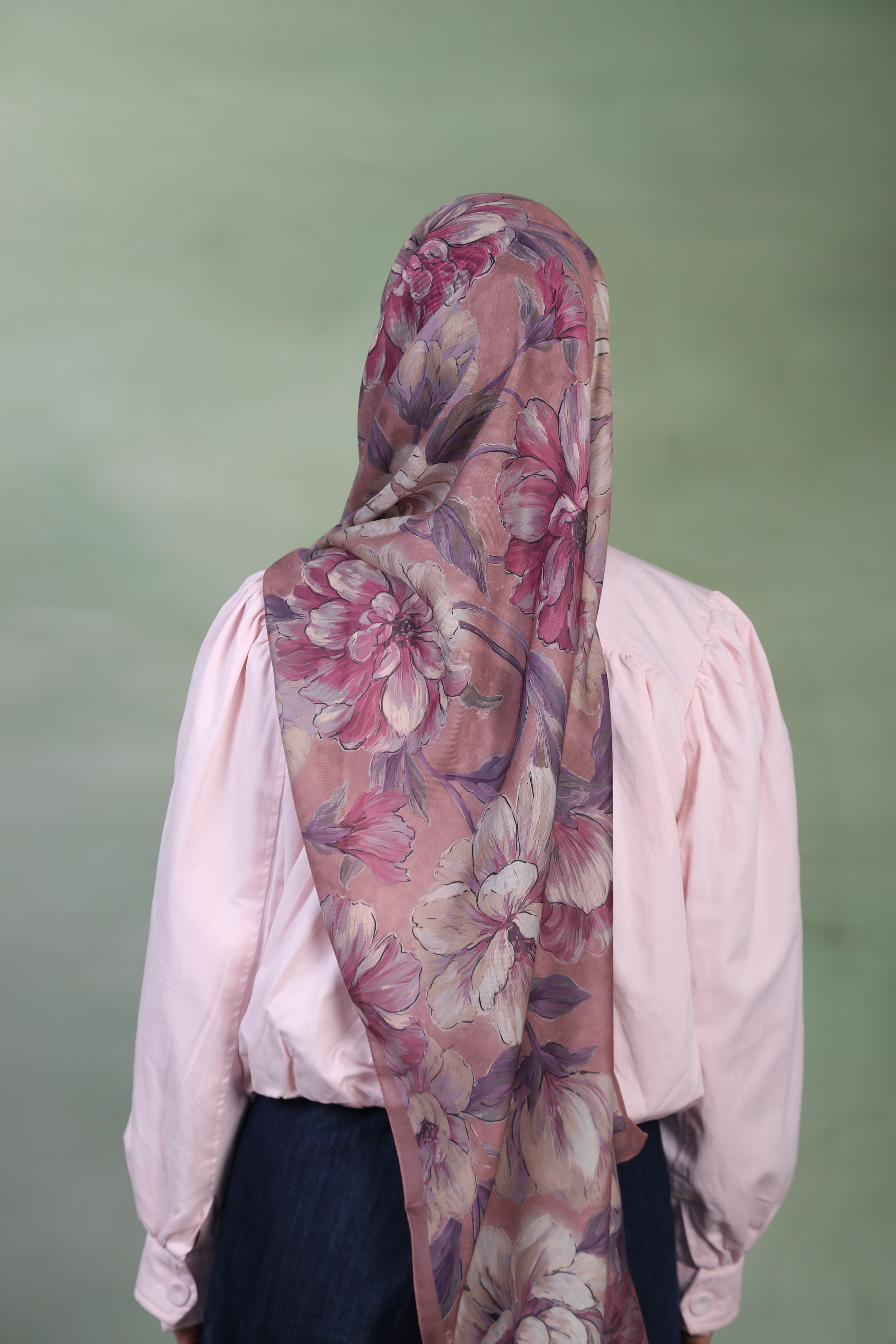 Locella Koza Pamuk Şal Pembe