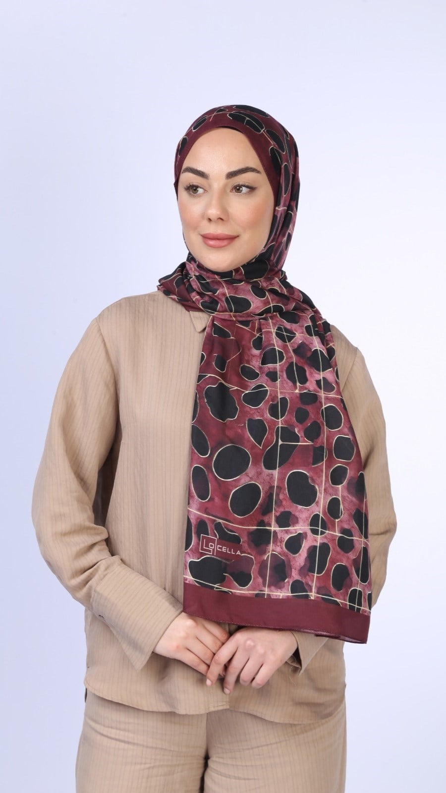 Locella Koza Pamuk Şal S0179-3