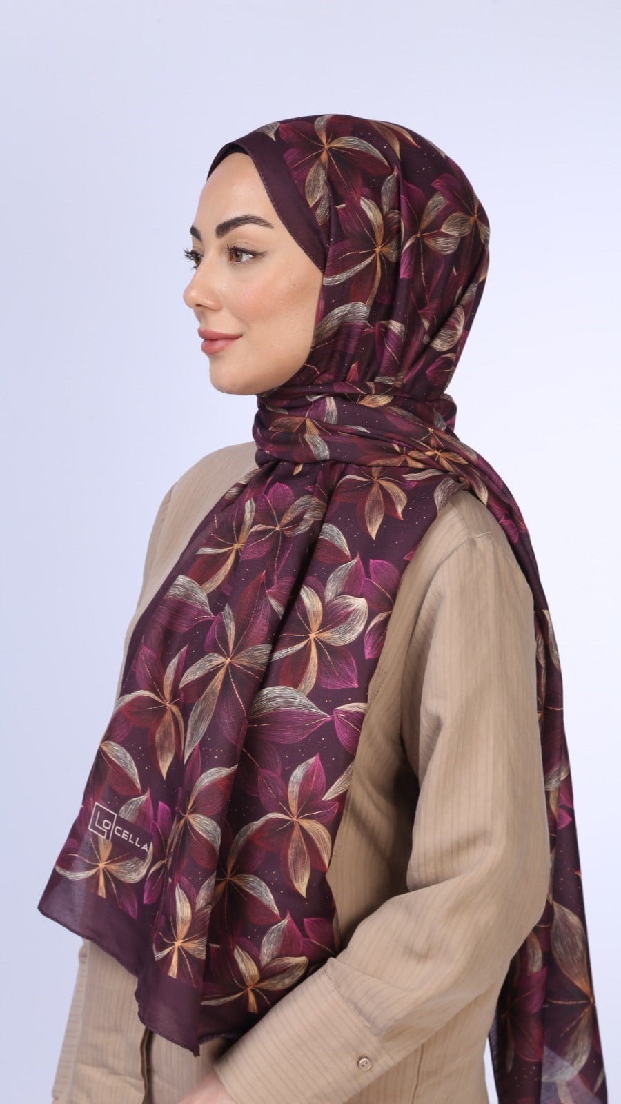 Locella Koza Pamuk Şal S0179-4