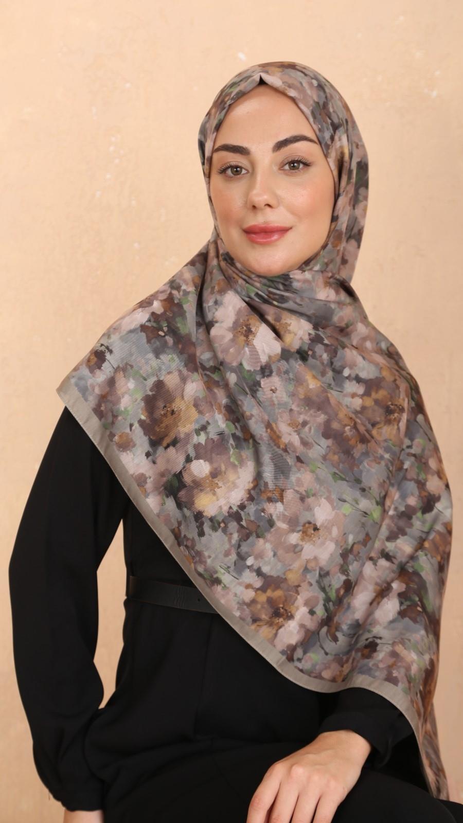 Locella Koza Pamuk Şal-Vizon-9