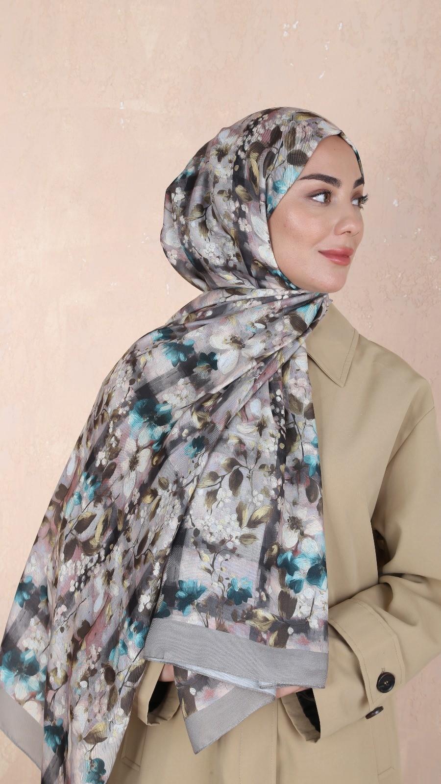 Locella Koza Pamuk Şal-Vizon-3