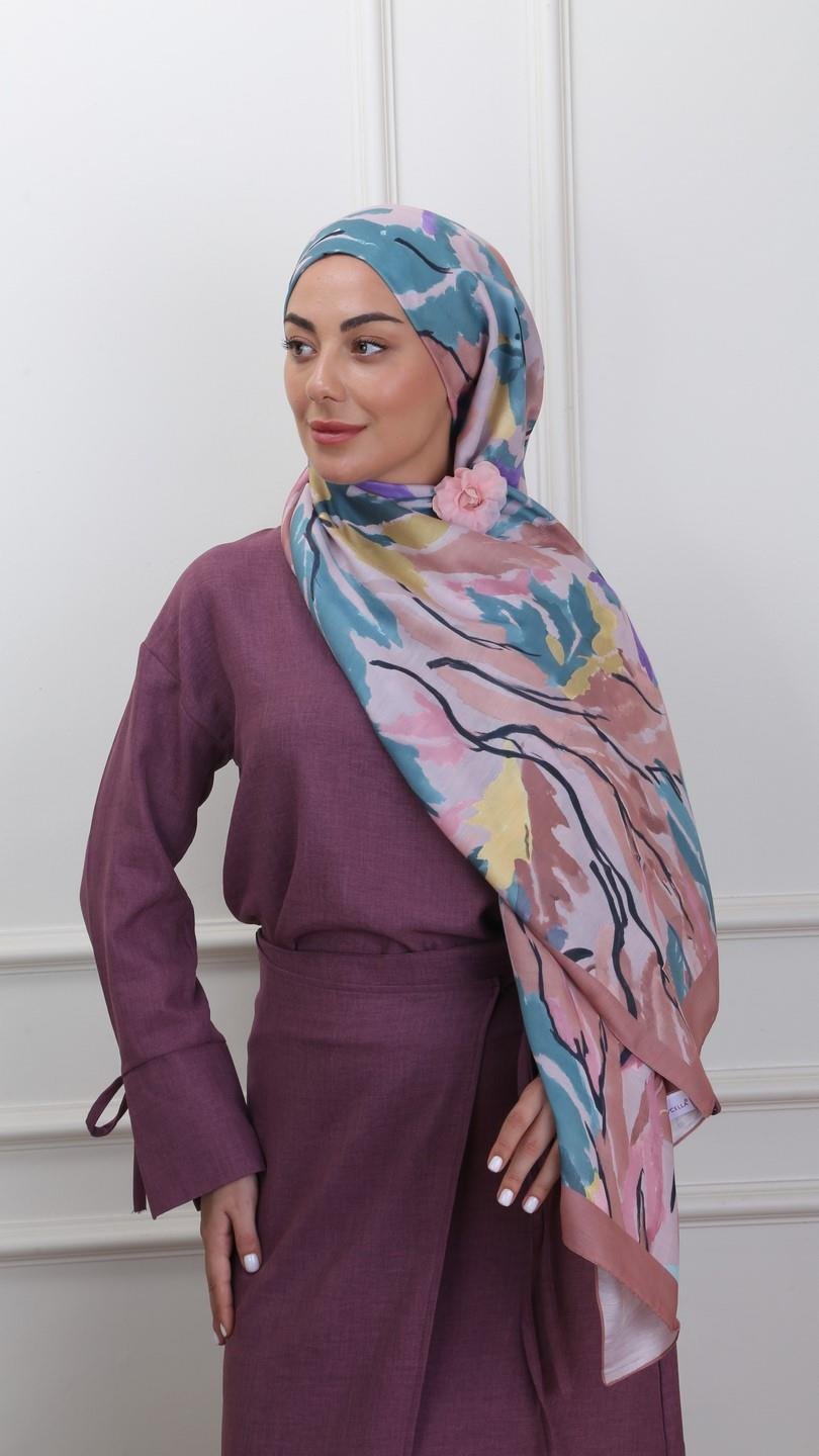 Locella Koza Pamuk Şal Yavruağzı-3