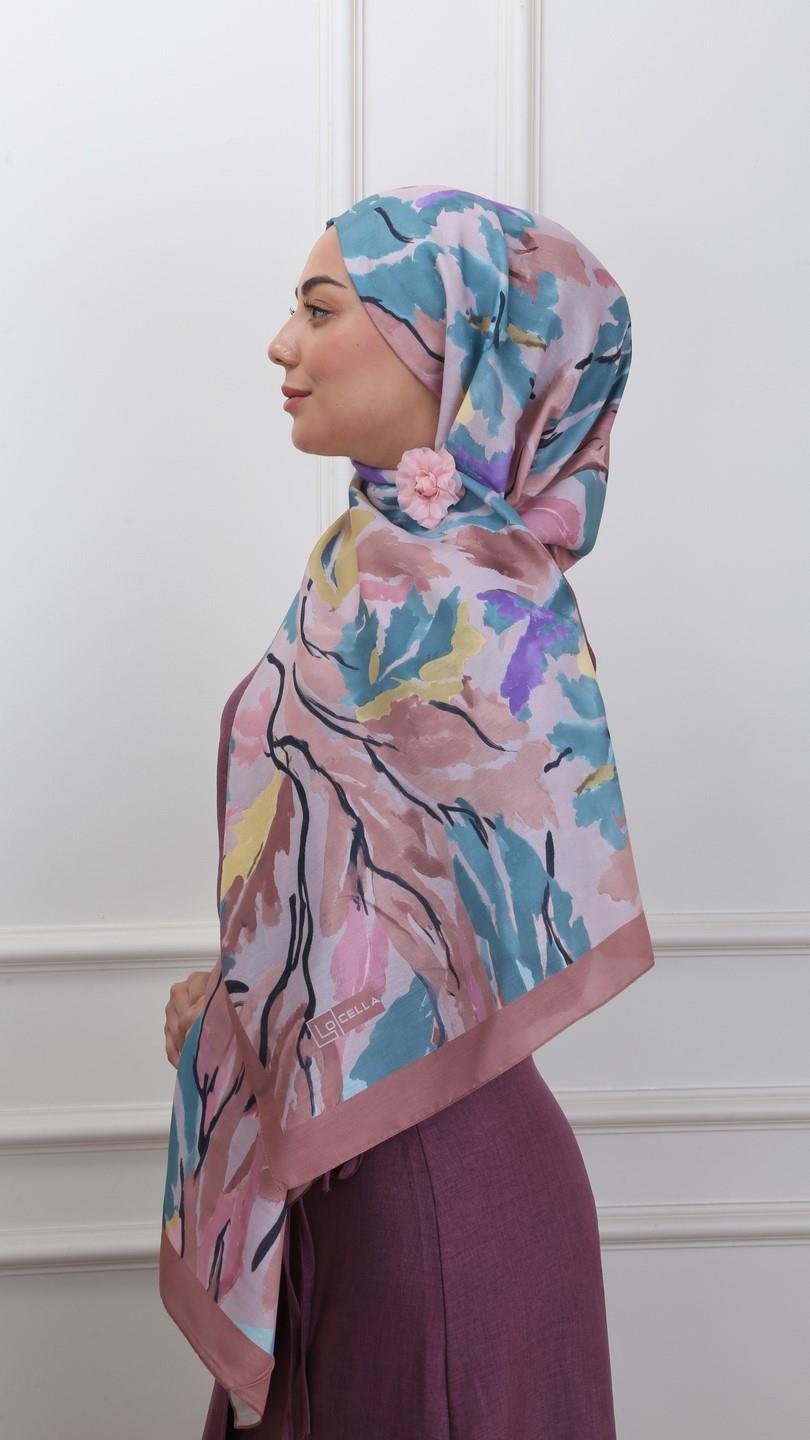 Locella Koza Pamuk Şal Yavruağzı-3