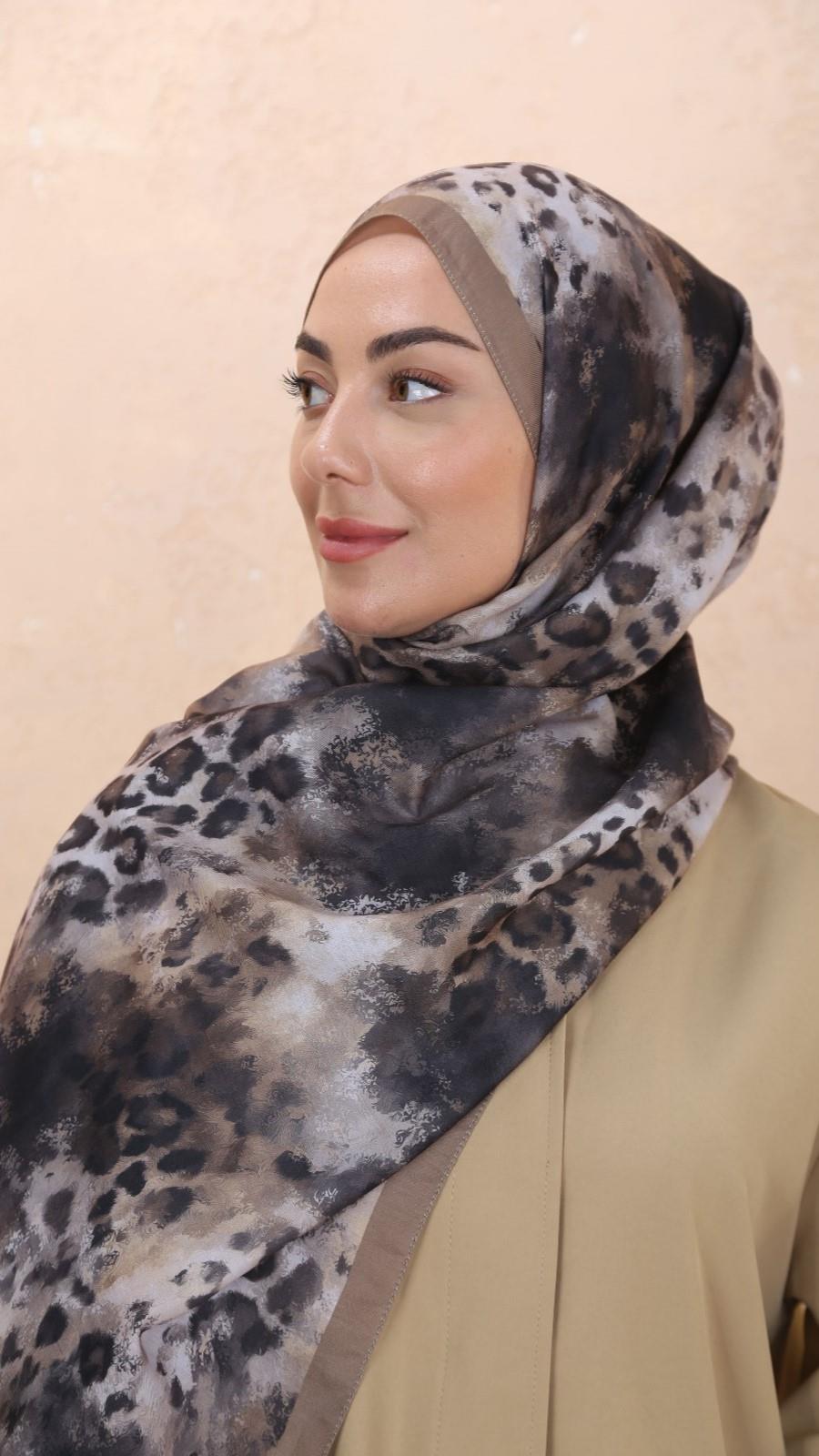 Locella Koza Pamuk Şal-Zeytin Yeşili-1