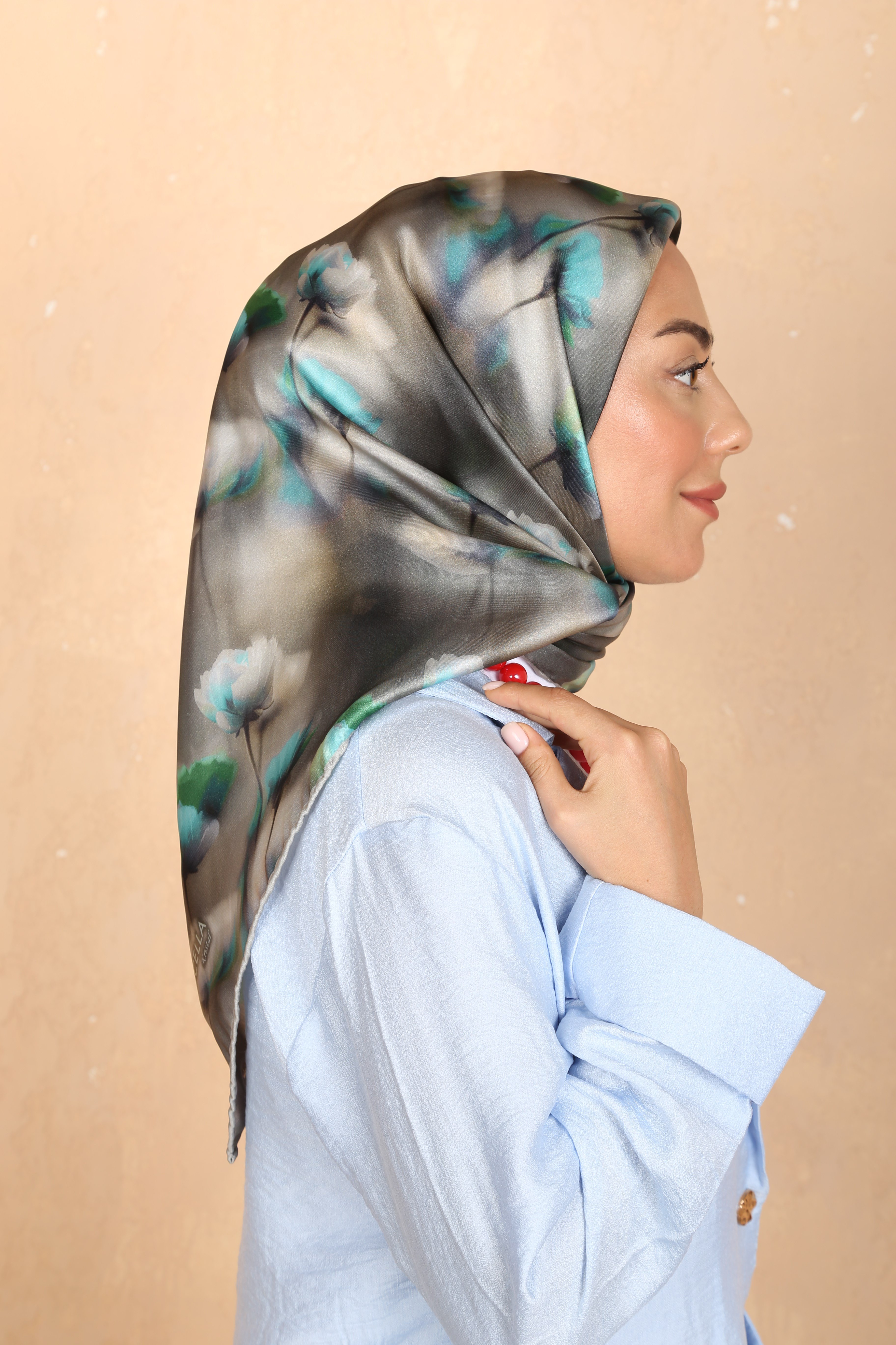 Locella Kristal Eşarp- Bronz
