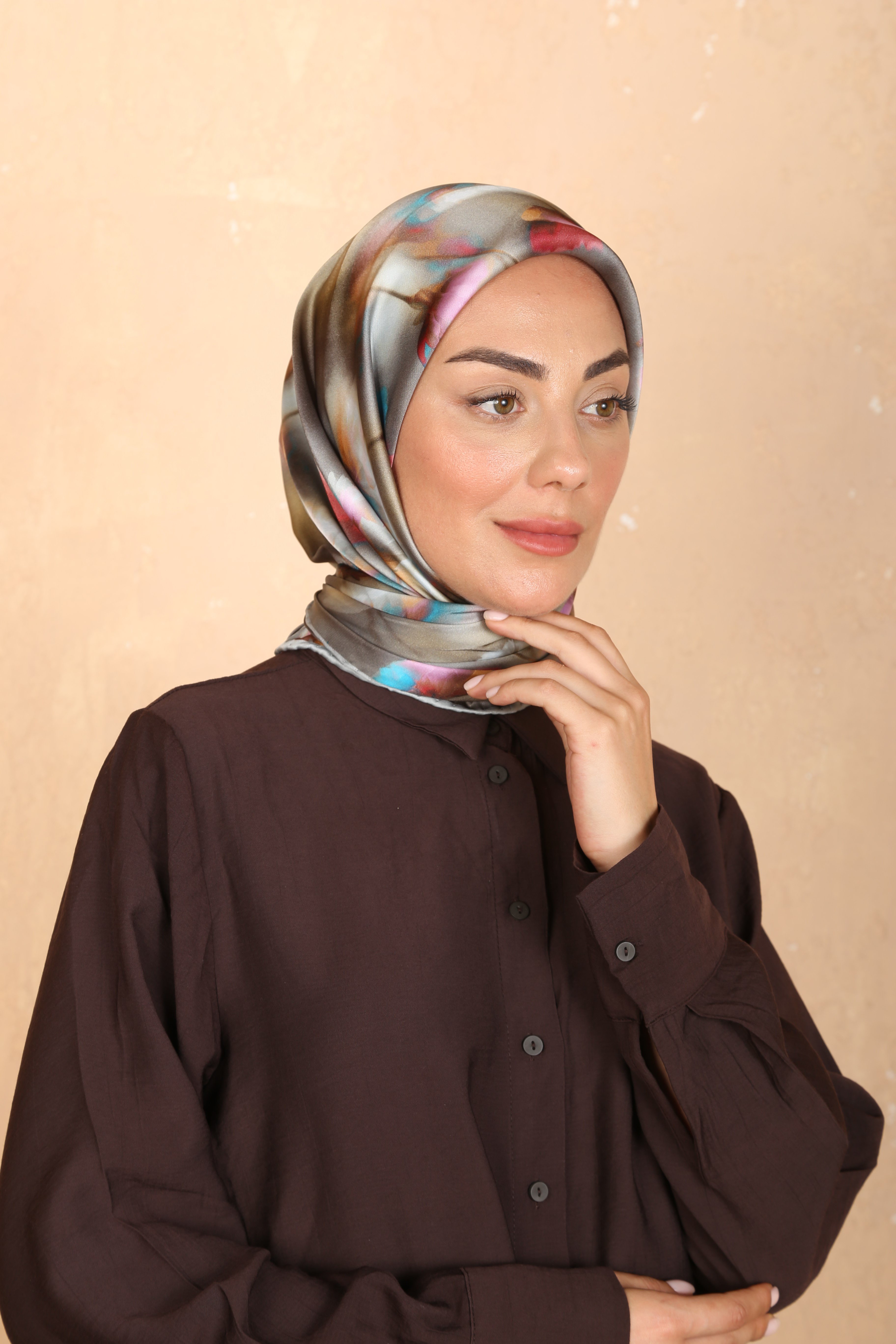 Locella Kristal Eşarp -Gri