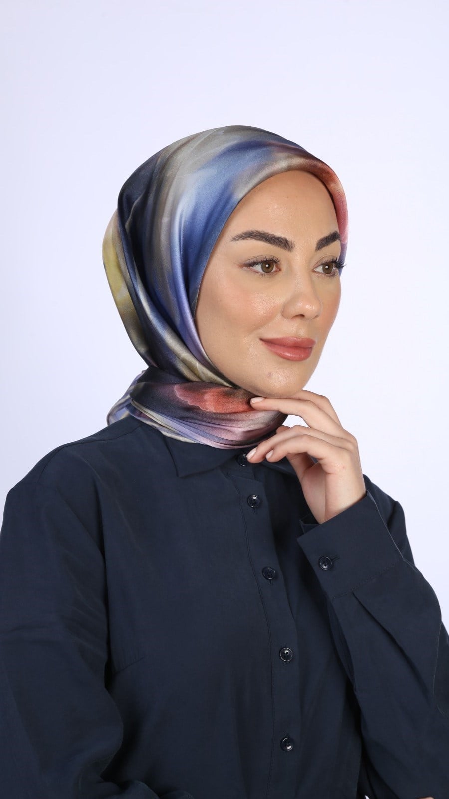 Locella Kristal Eşarp Lacivert