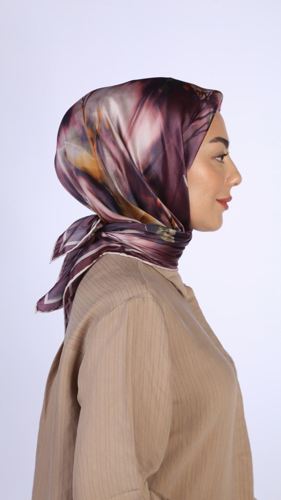 Locella Kristal Eşarp Mürdüm