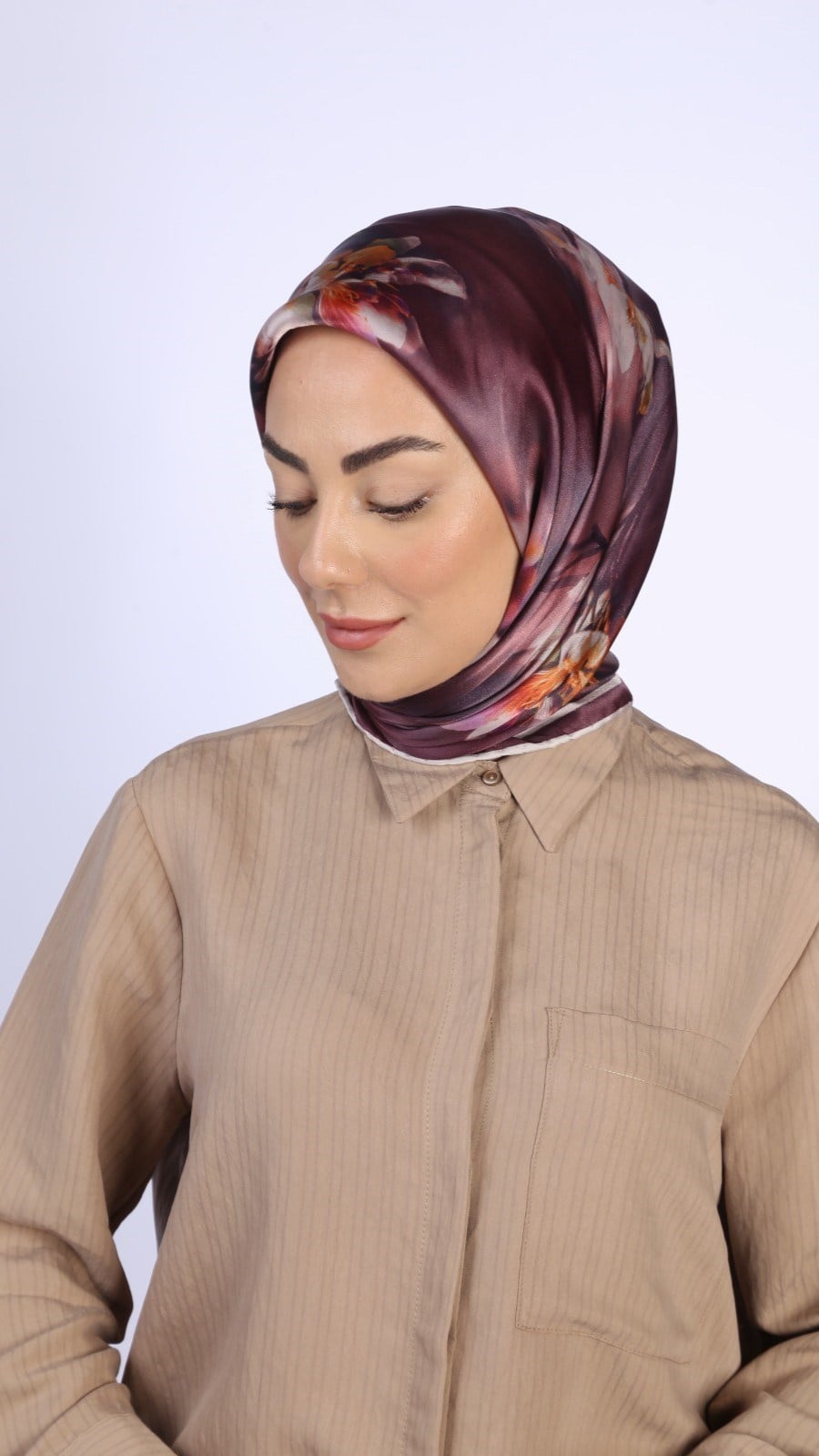 Locella Kristal Eşarp Mürdüm