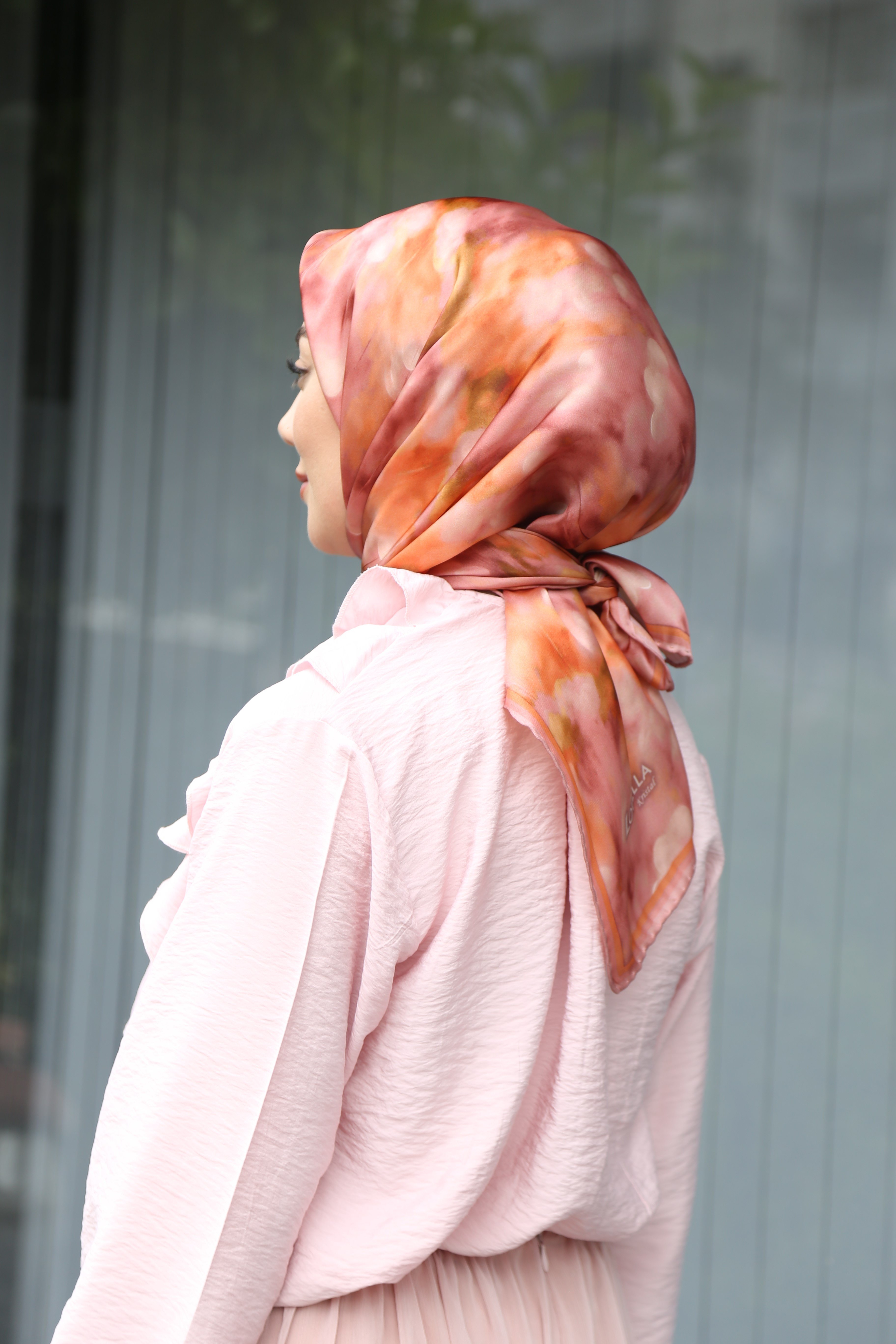 Locella Kristal Eşarp Pembe