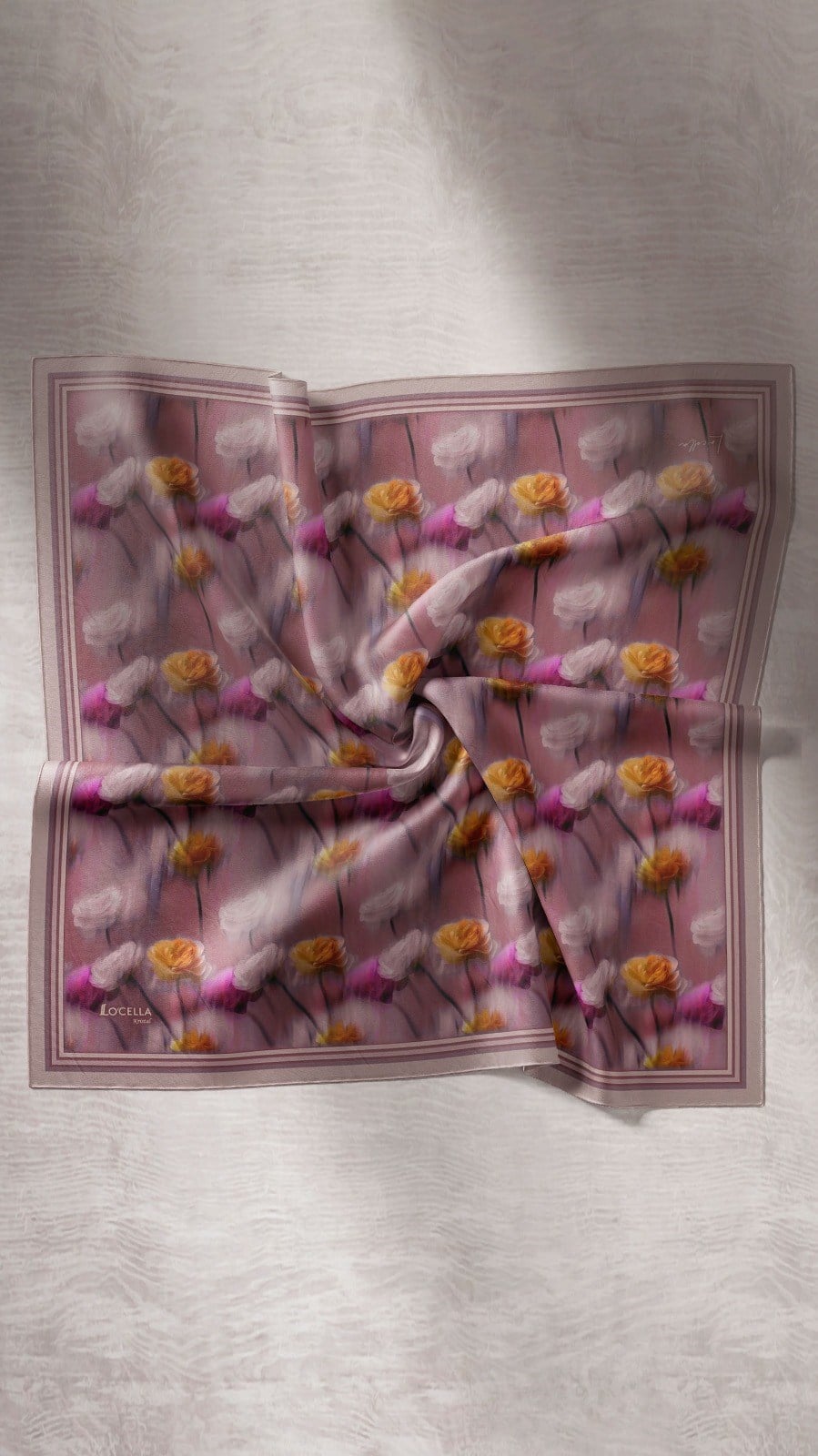 Locella Kristal Eşarp Rose