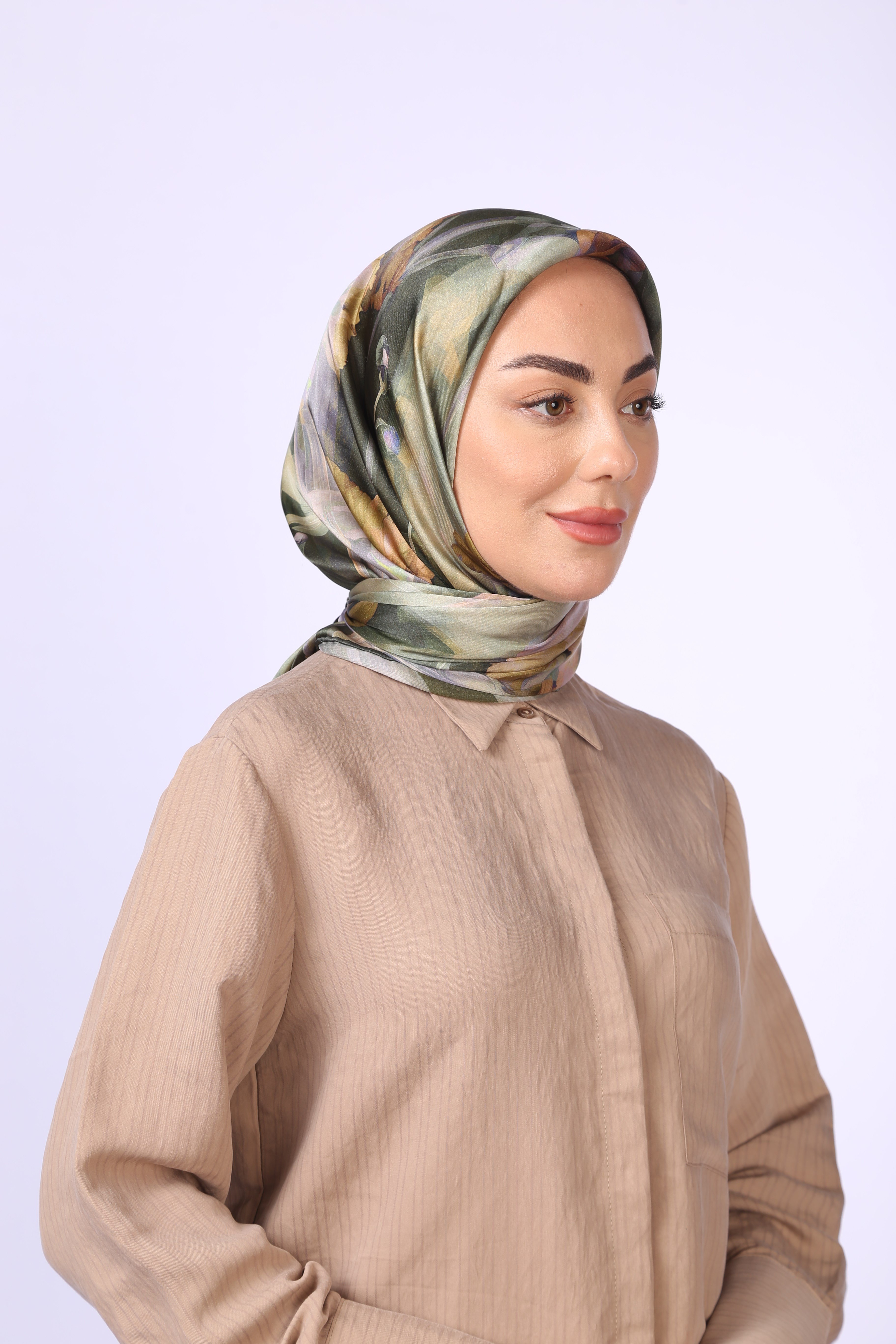 Locella Kristal Eşarp Yeşil