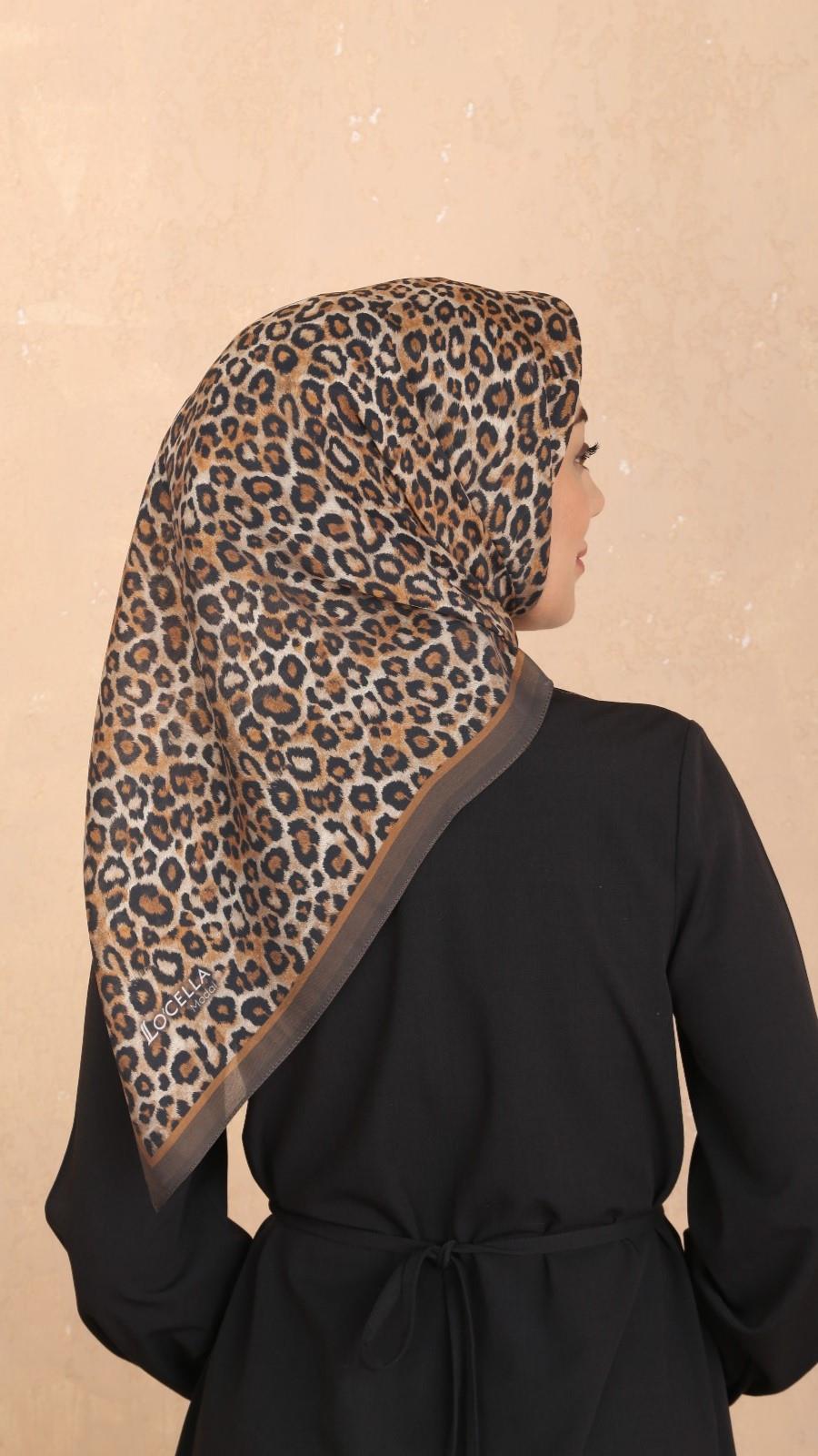 Locella Modal İpek Eşarp Vizon-6