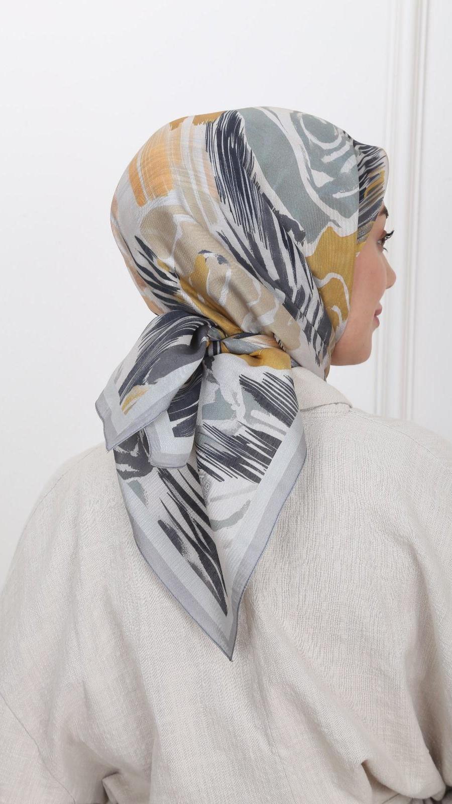 Locella Modal İpek Eşarp Taş-4