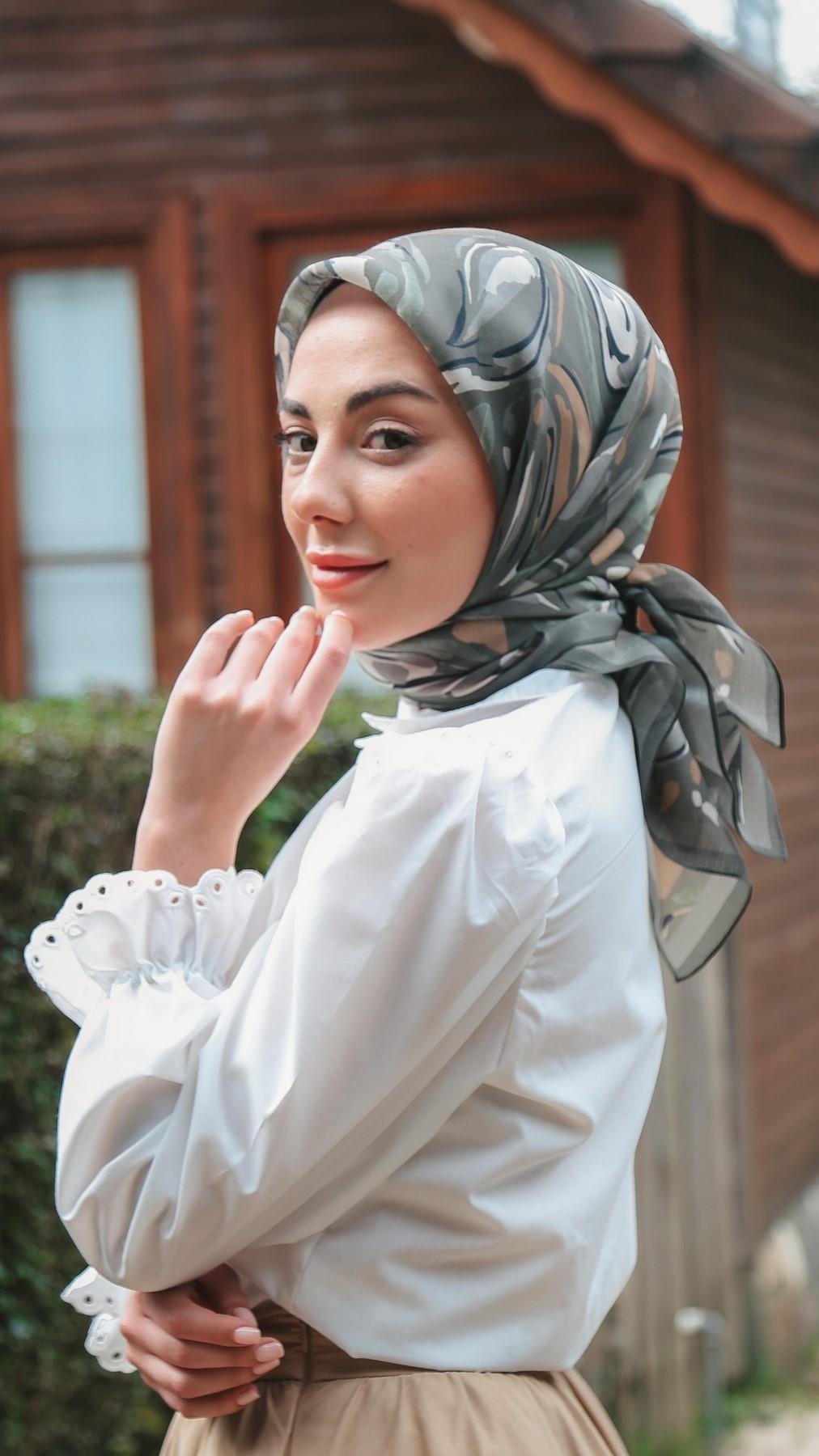 Locella Modal İpek Eşarp-8004