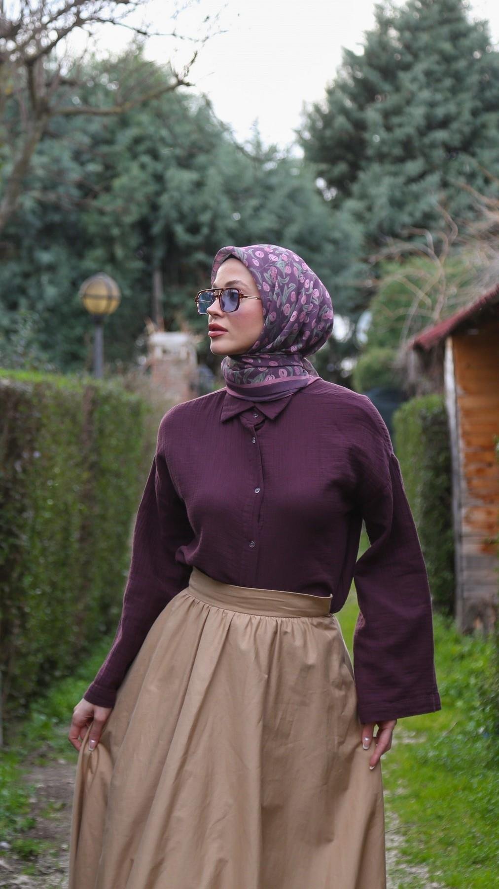 Locella Modal İpek Eşarp-8001