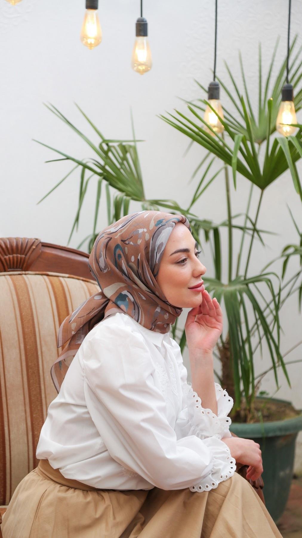 Locella Modal İpek Eşarp-8004